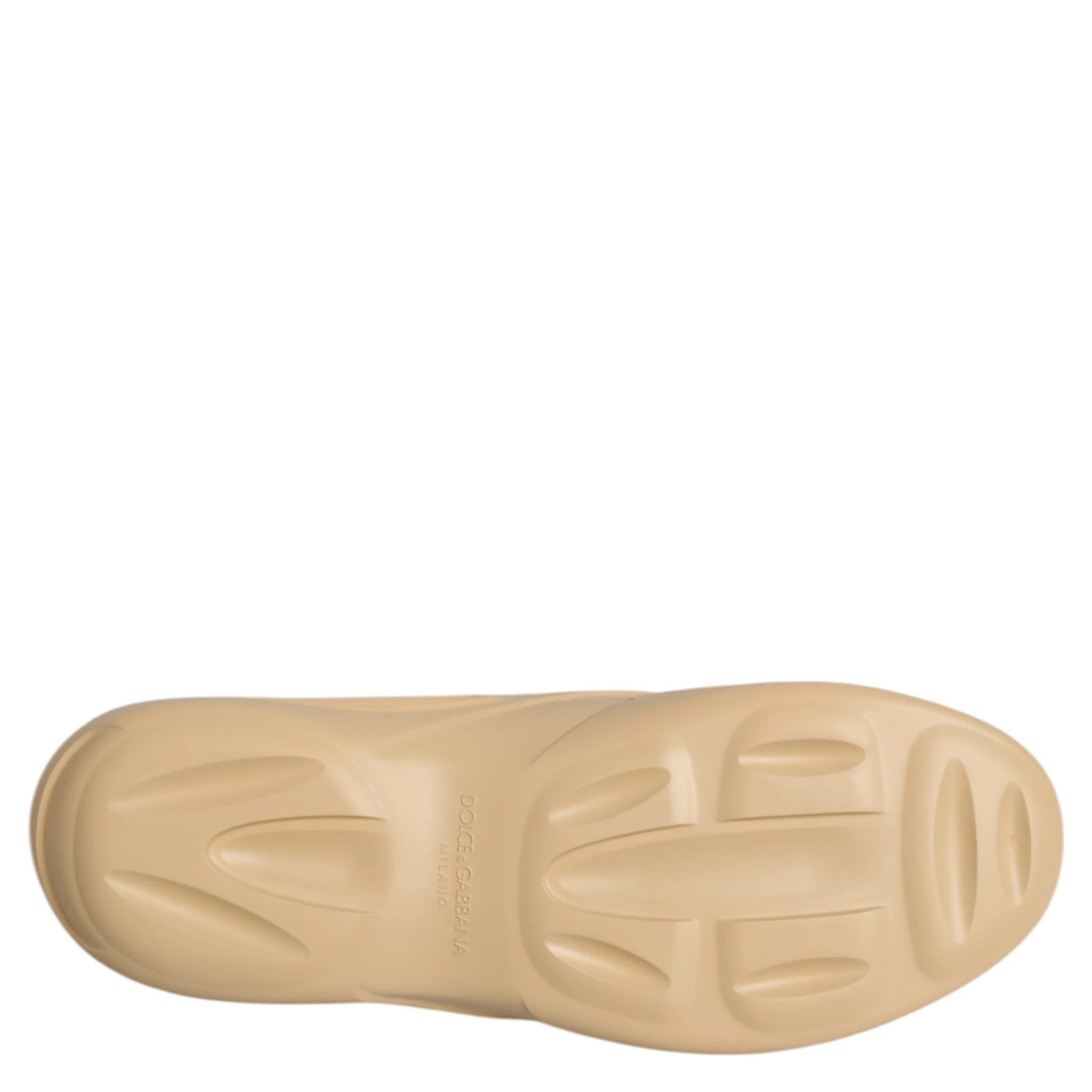 Beige Rubber Slides Low Top Sneakers Shoes