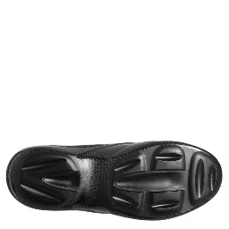 Black Rubber Slides Low Top Sneakers Shoes
