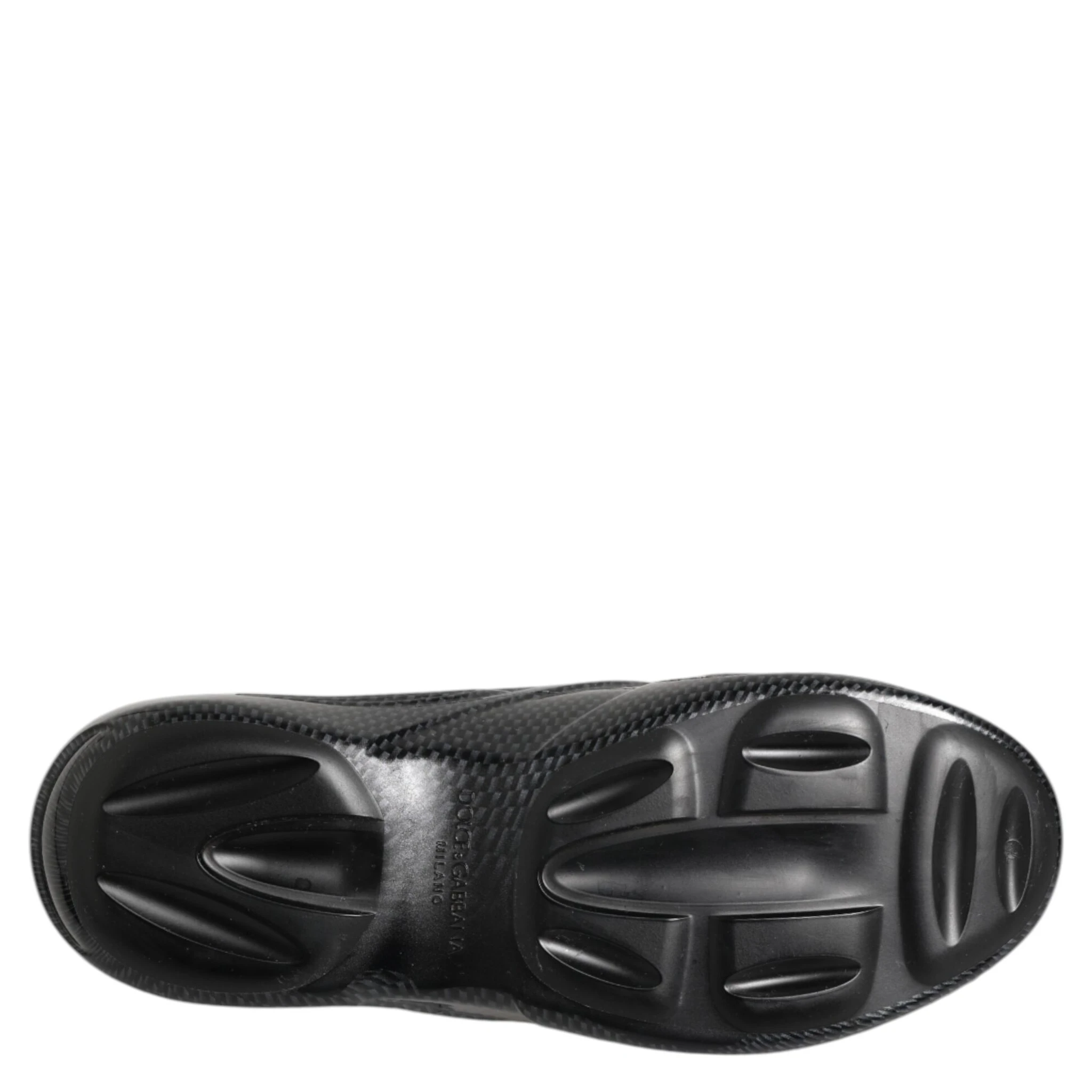 Black Rubber Slides Low Top Sneakers Shoes