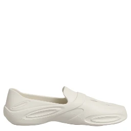 White Rubber Slides Low Top Sneakers Shoes