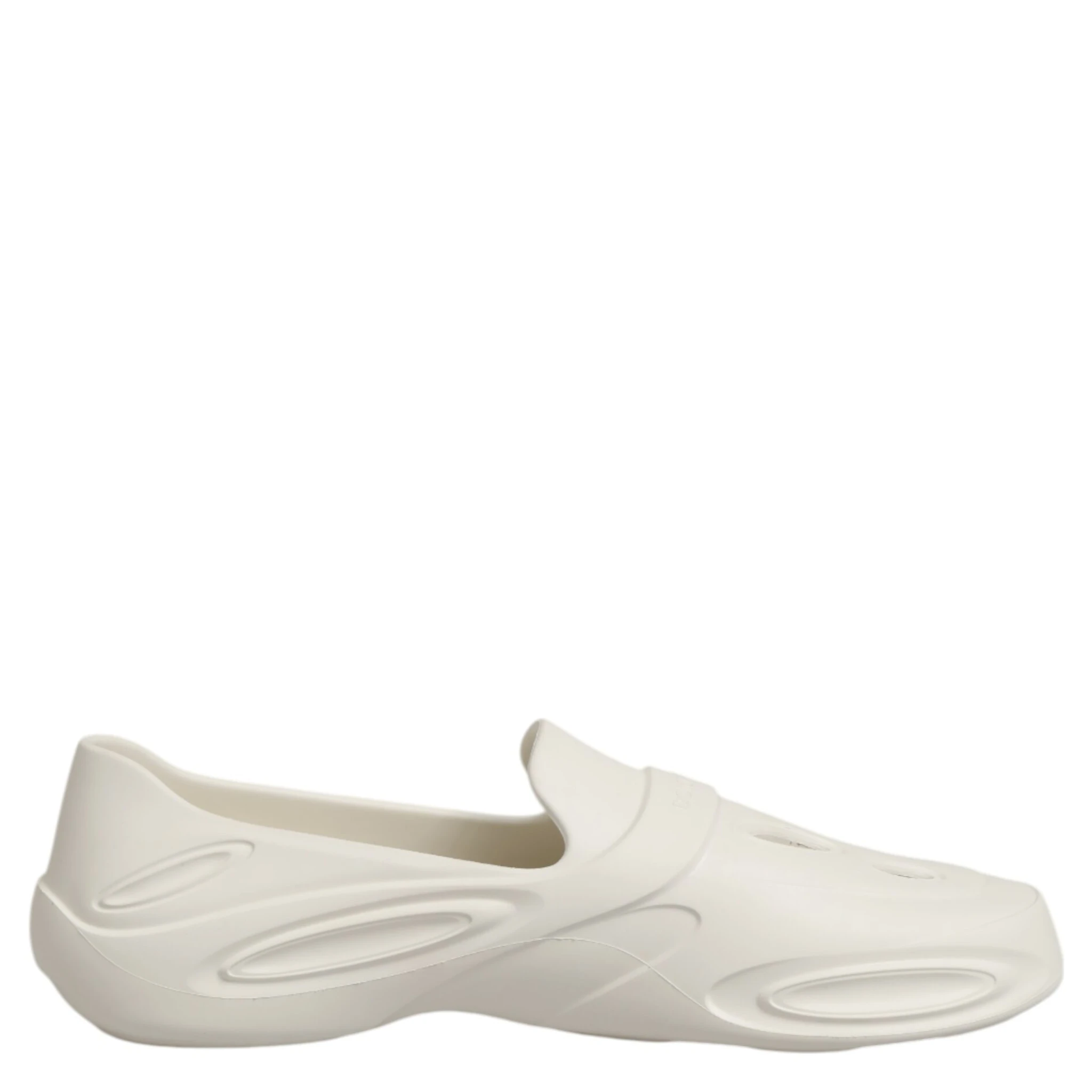 White Rubber Slides Low Top Sneakers Shoes