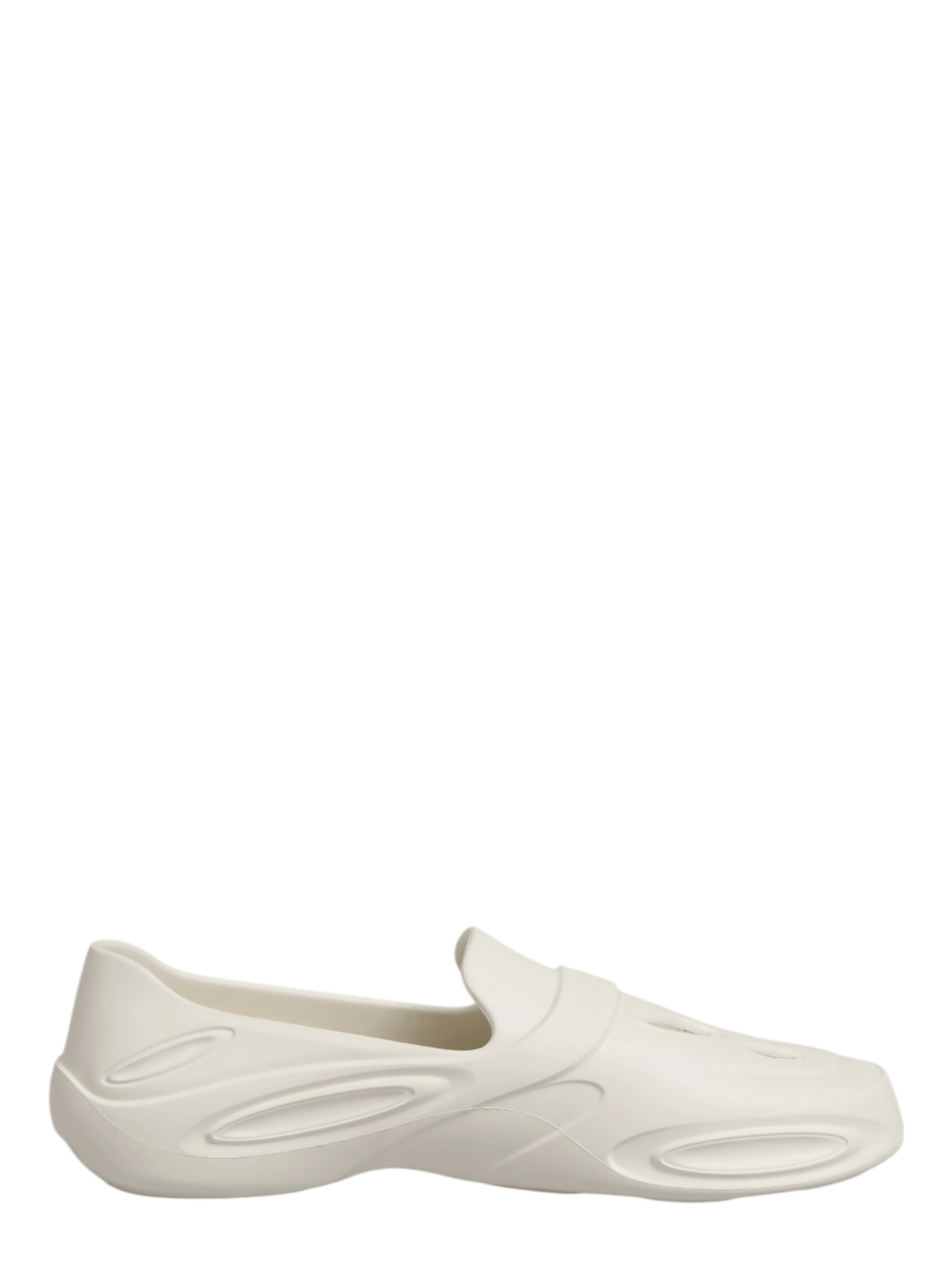 White Rubber Slides Low Top Sneakers Shoes