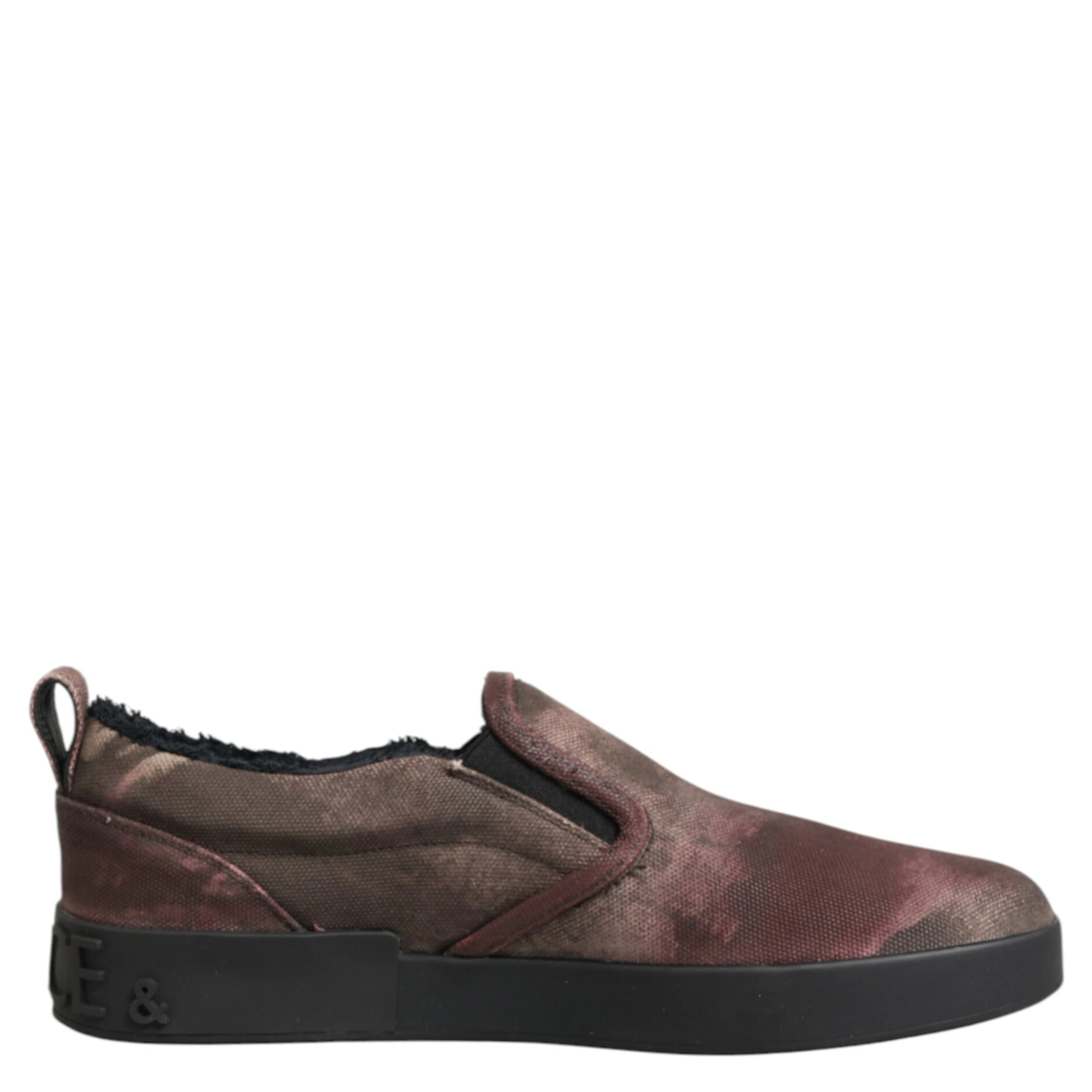 Multicolor Cotton Low Top Slip On Men Sneakers Shoes
