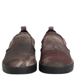 Multicolor Cotton Low Top Slip On Men Sneakers Shoes