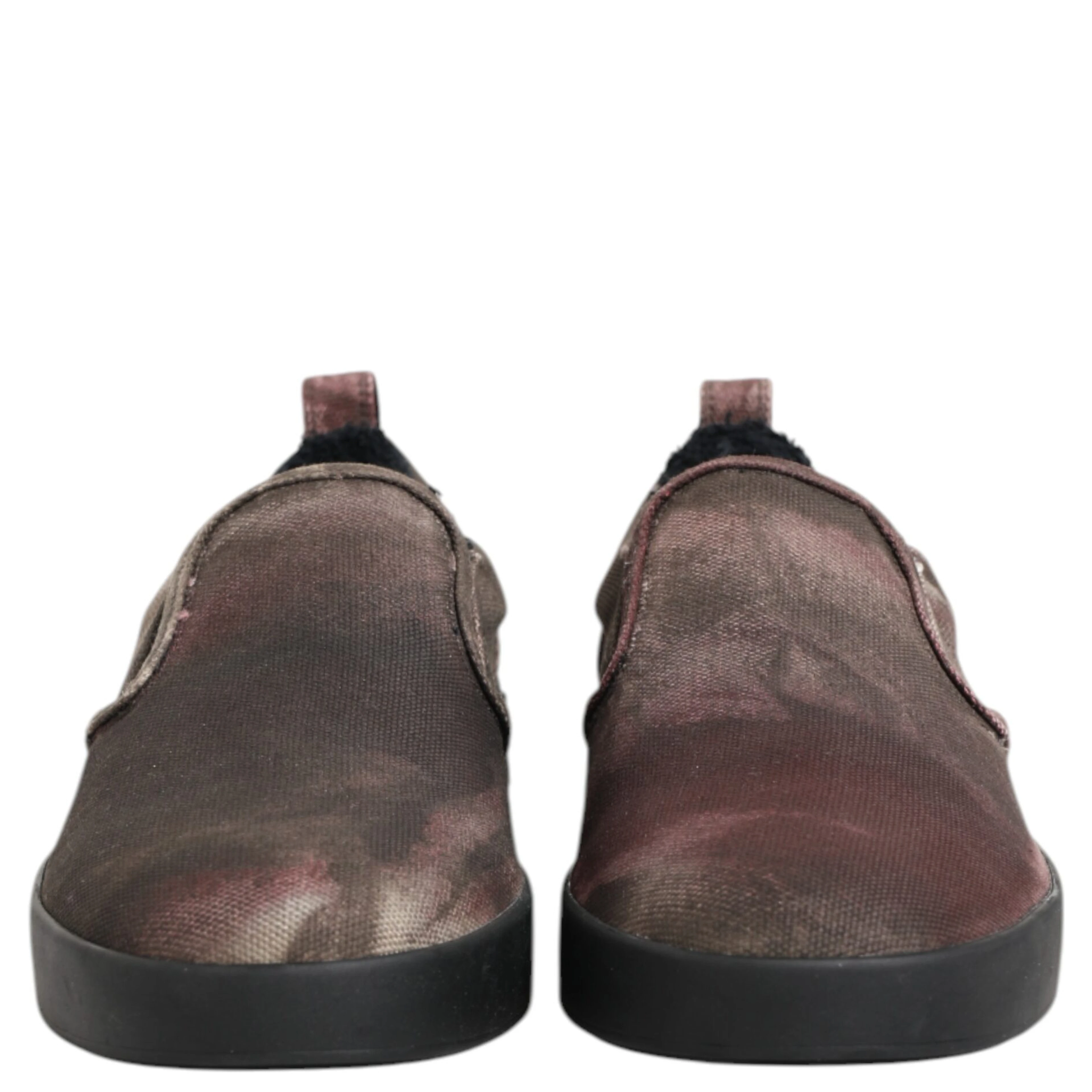 Multicolor Cotton Low Top Slip On Men Sneakers Shoes
