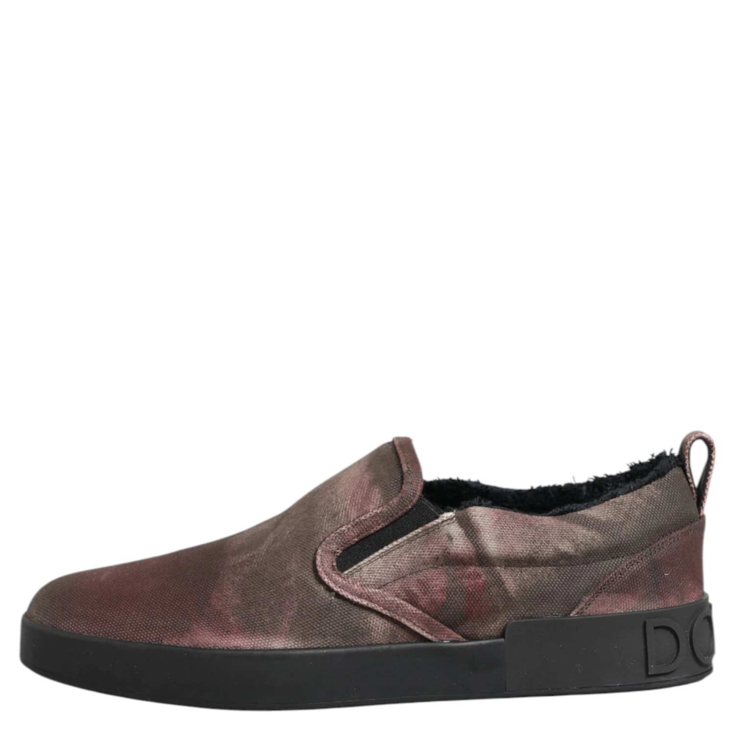 Multicolor Cotton Low Top Slip On Men Sneakers Shoes