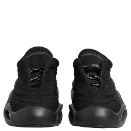 Black Lace Up Wave Low Top Men Sneaker Shoes