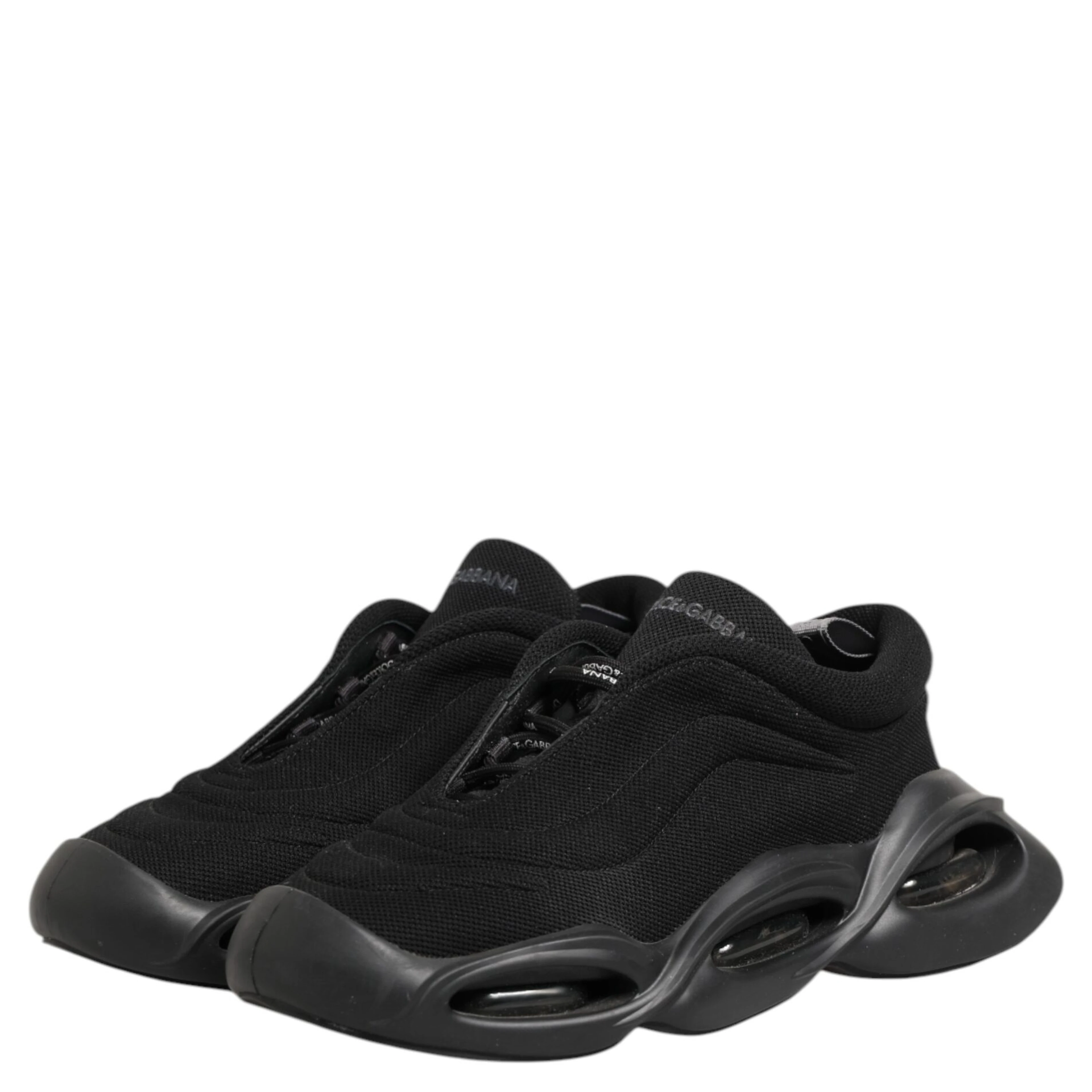Black Lace Up Wave Low Top Men Sneaker Shoes