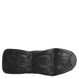 Black Lace Up Wave Low Top Men Sneaker Shoes
