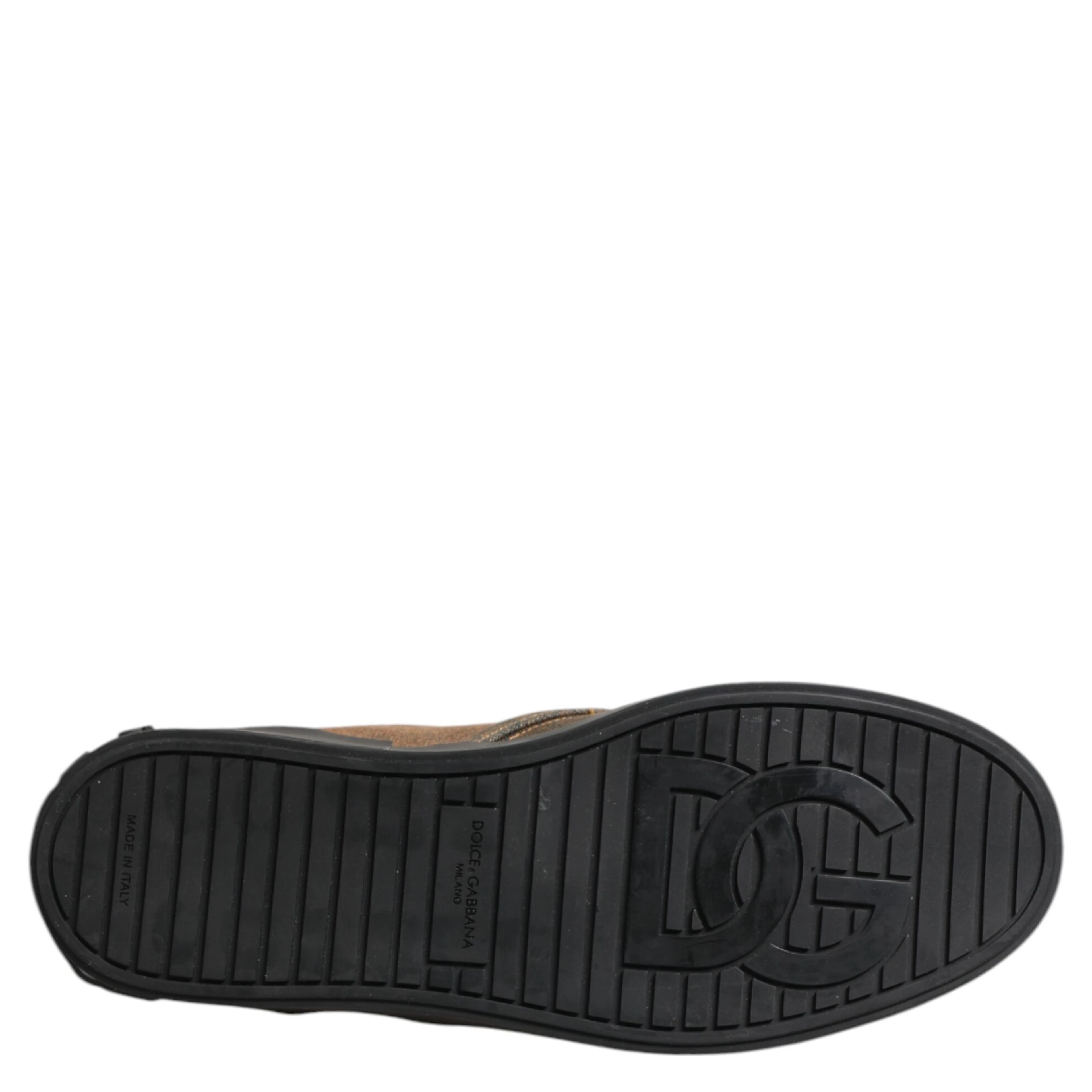 Brown Cotton Low Top Slip On Sneakers Shoes