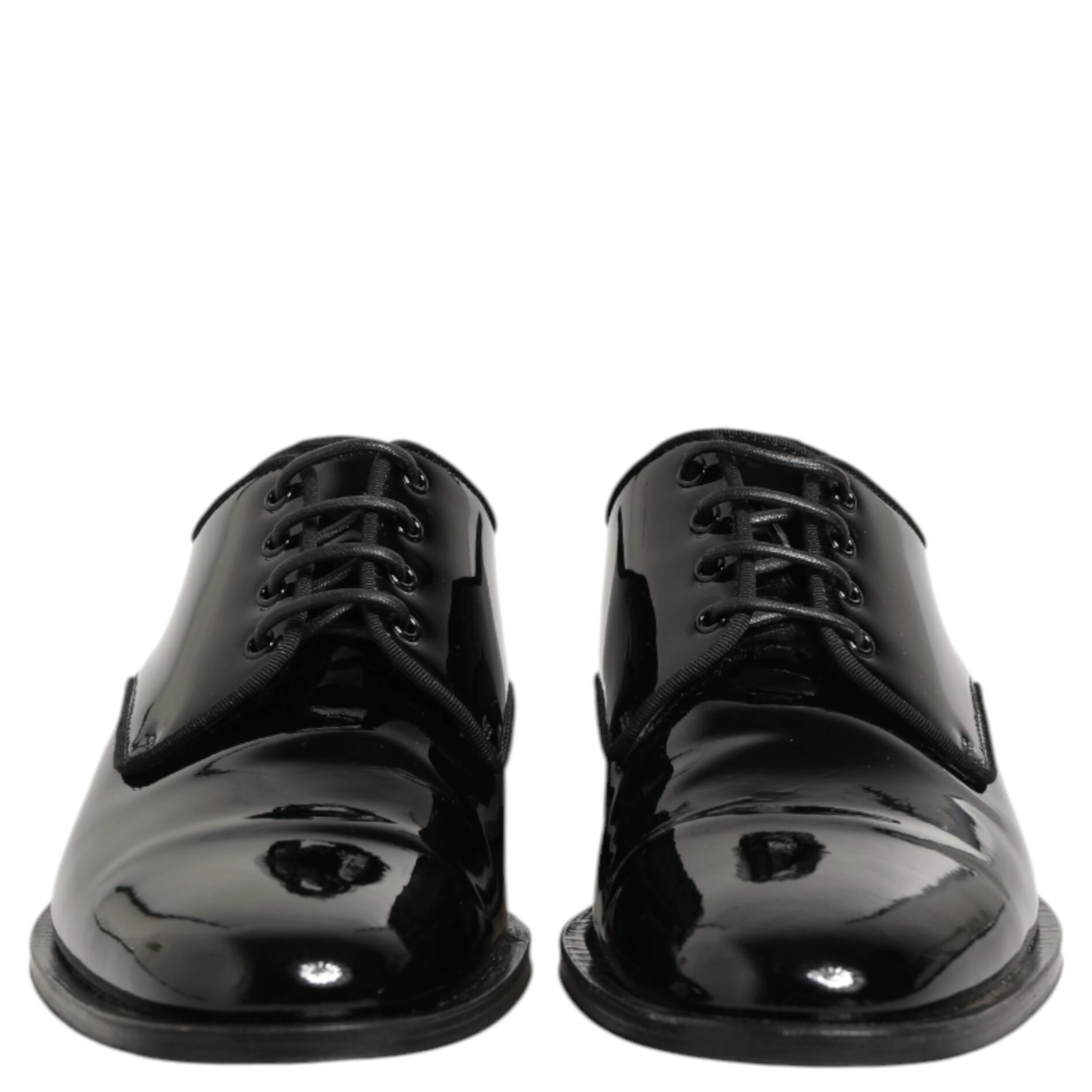 Black Leather Lace Up Derby Formal Dress Shoes