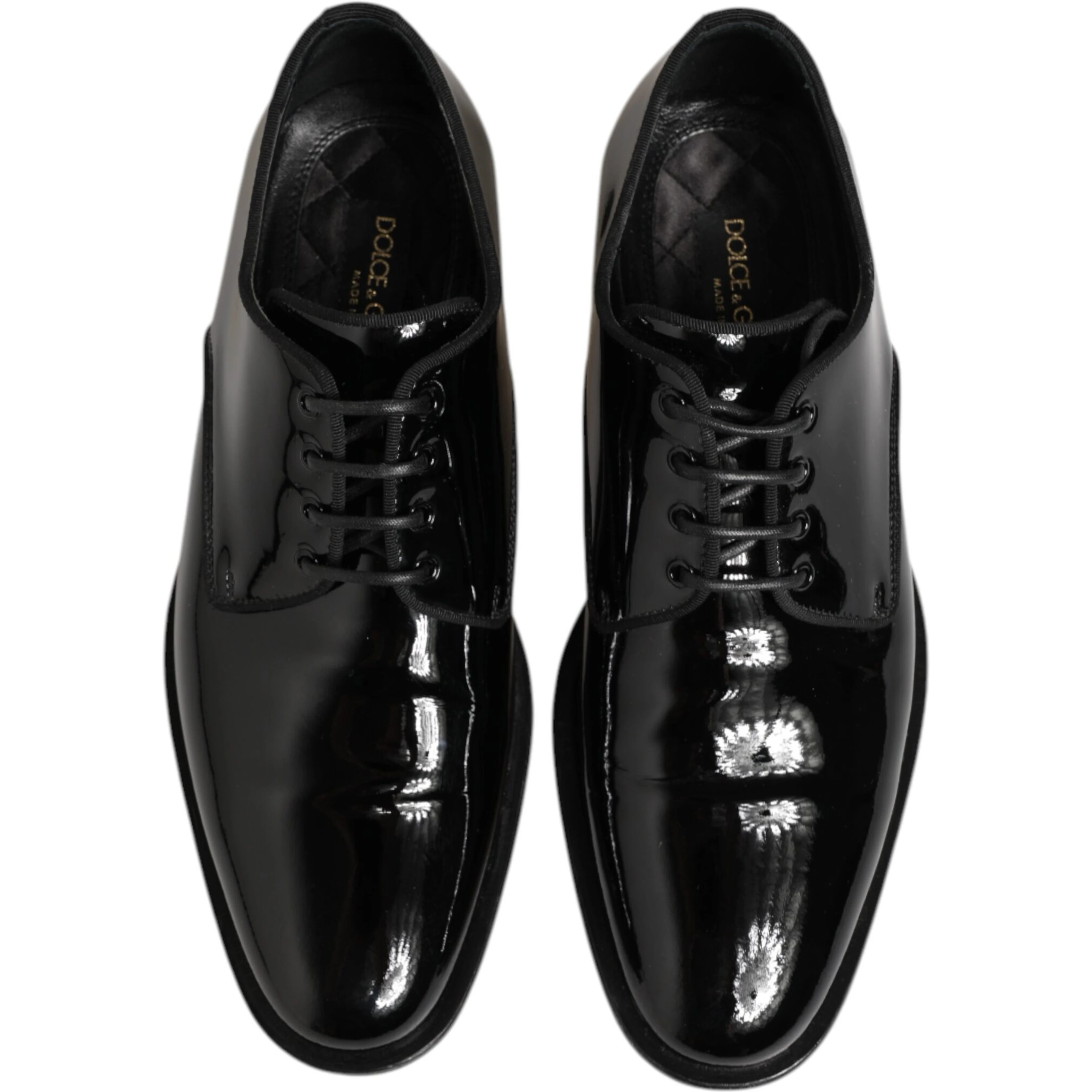 Black Leather Lace Up Derby Formal Dress Shoes