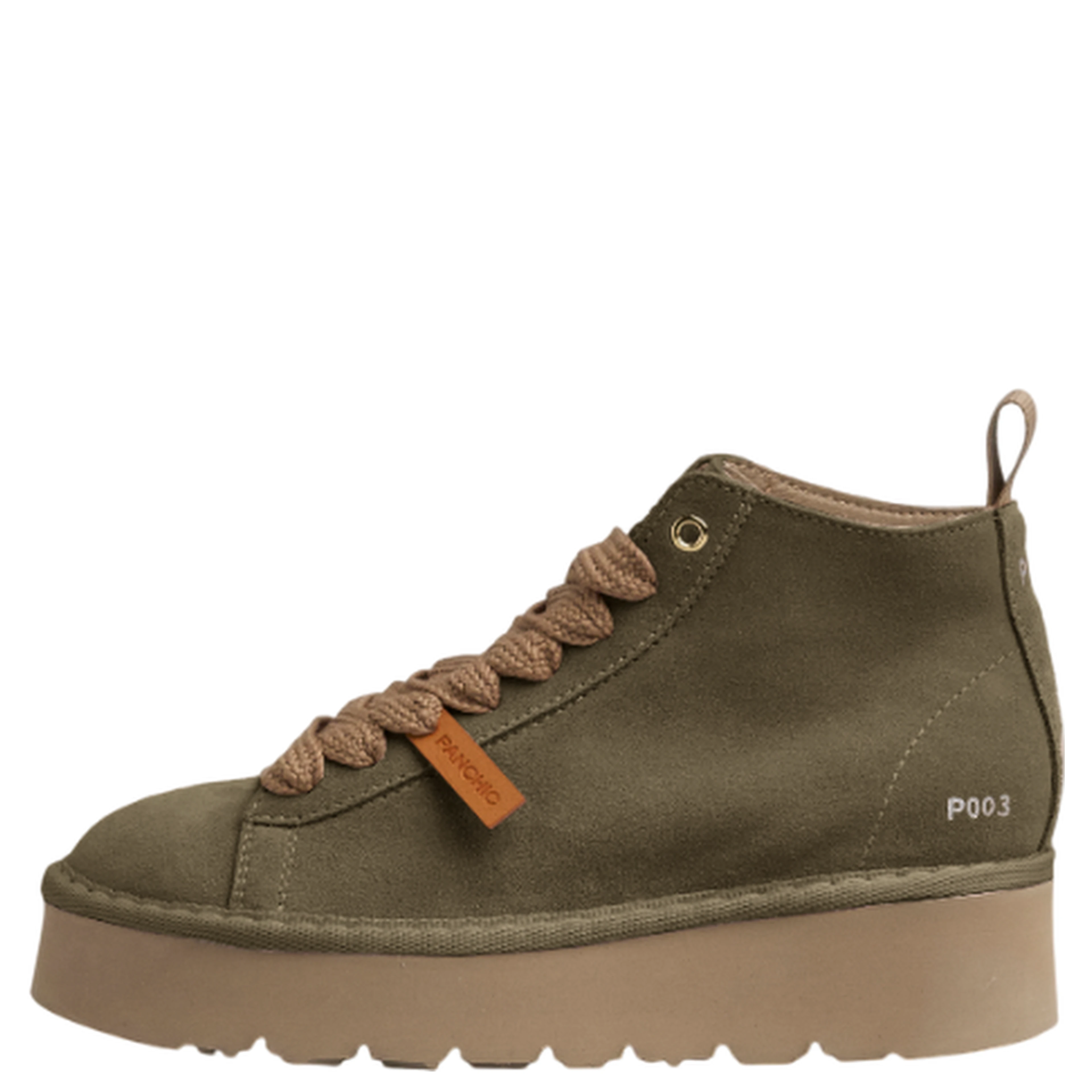 PANCHIC lace-up platform boots