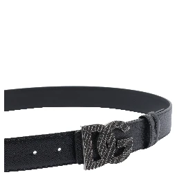 أحزمة دولتشي آند غابانا سوداء