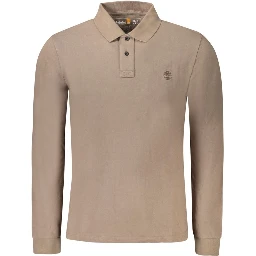 Marrone Cotton Men Polo Shirt