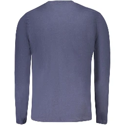 Blu Cotton Men T-Shirt