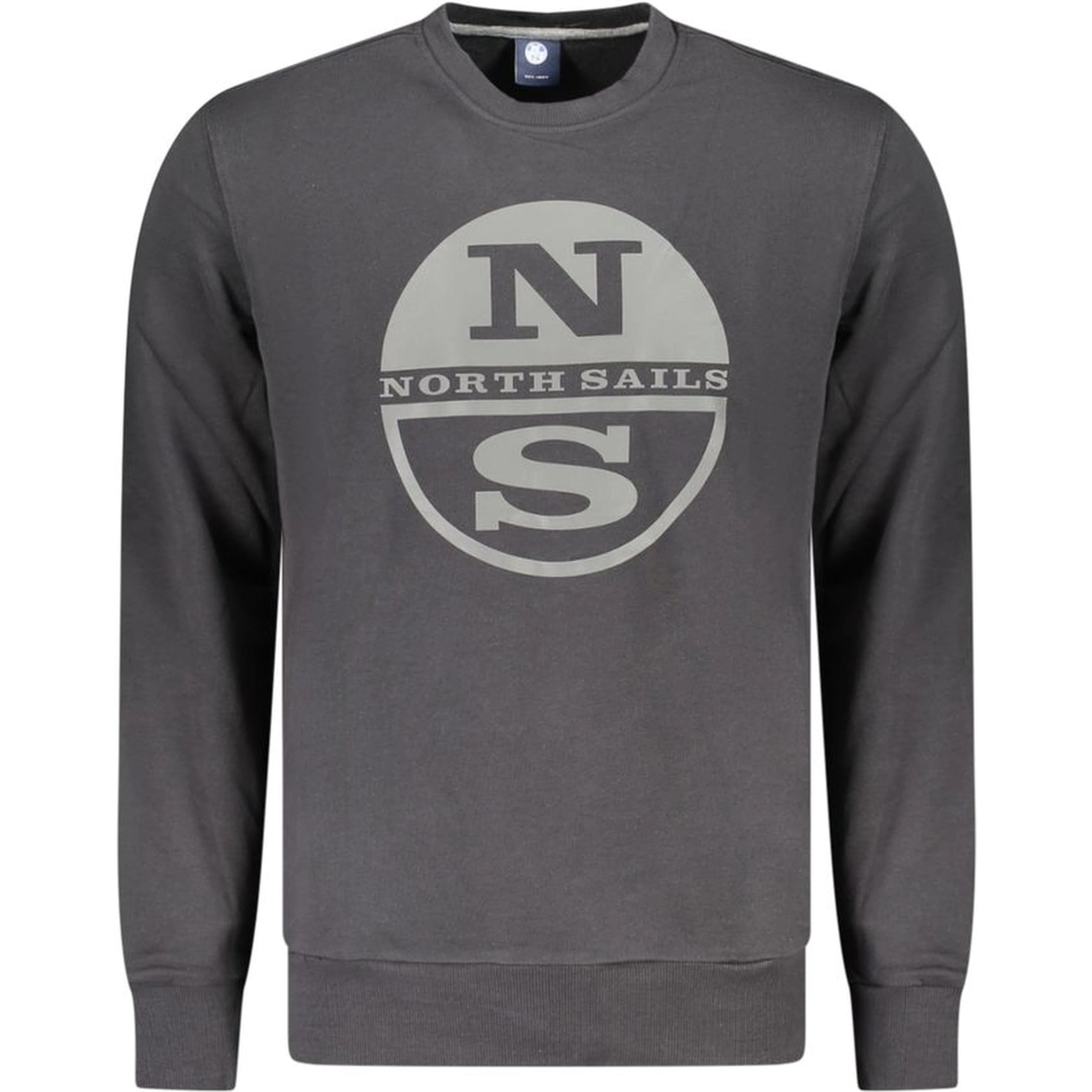 Black Cotton Men's Sweatshirt