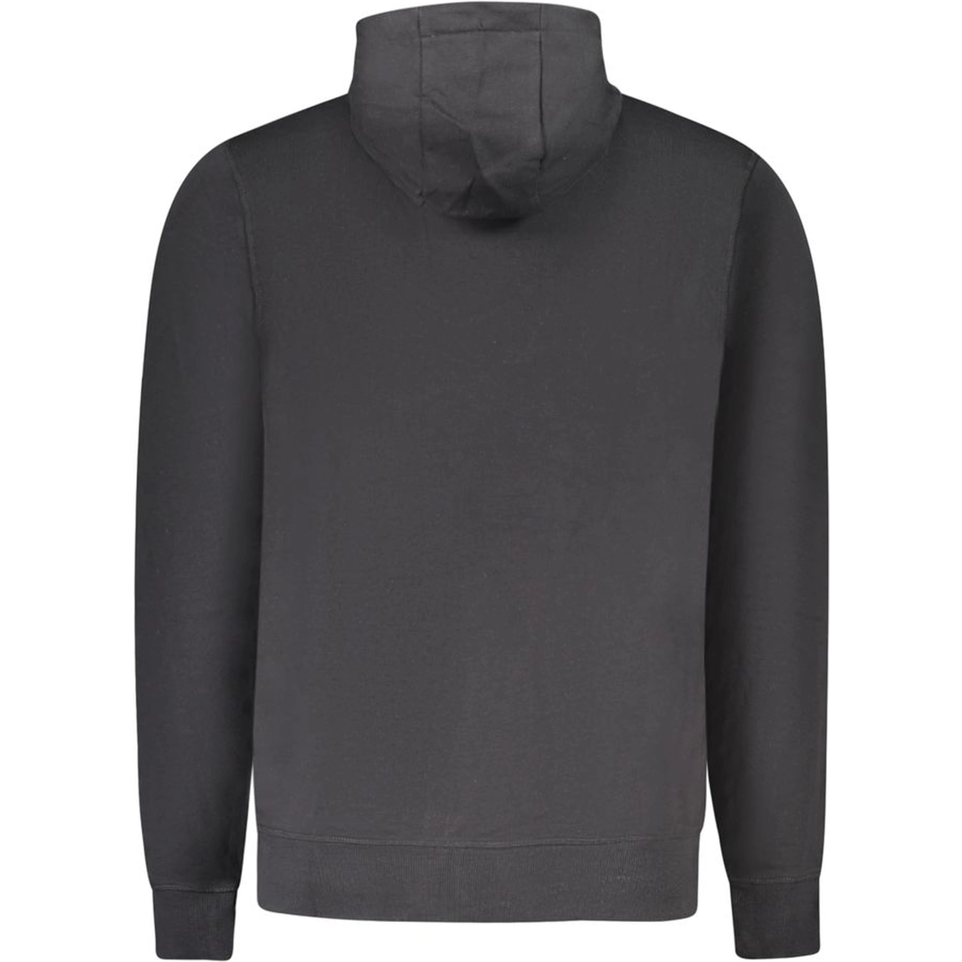 Black Cotton Men Sweatshirt