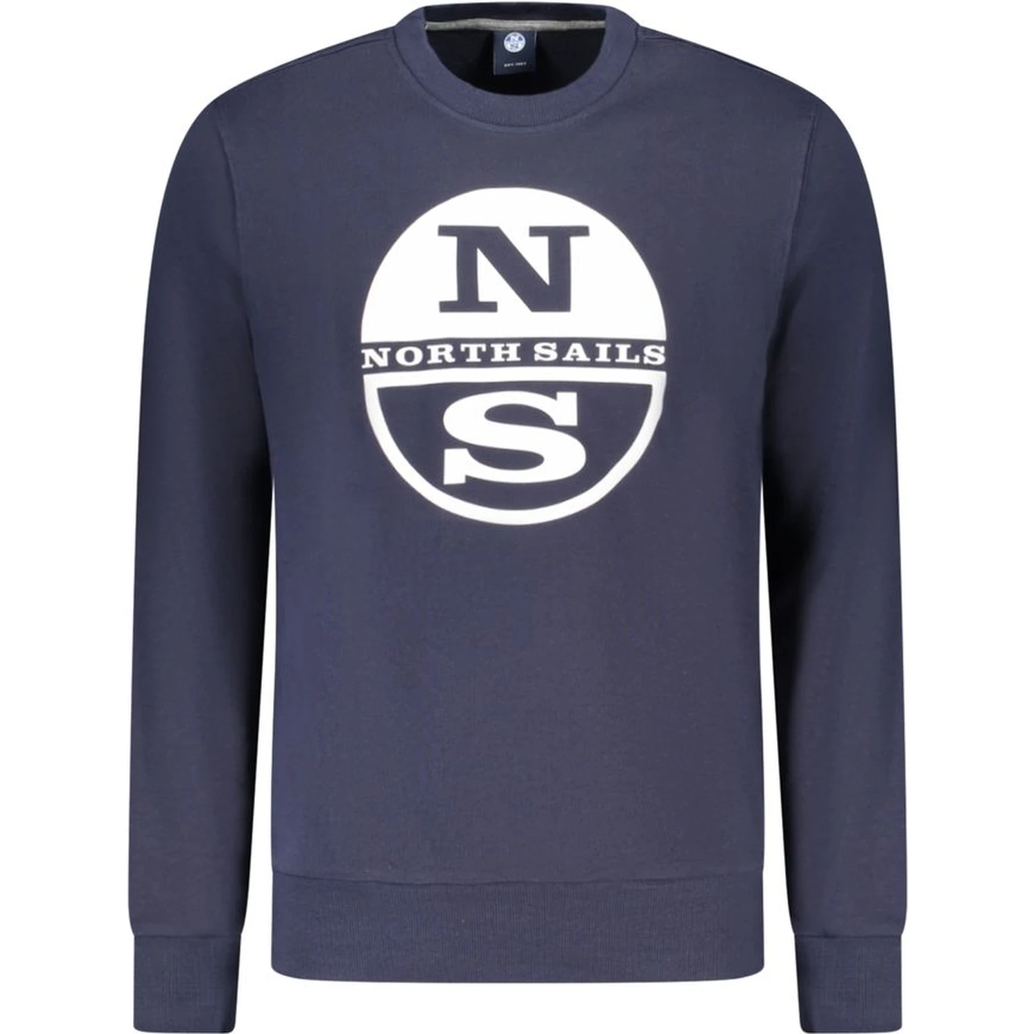 Blue Cotton Men Sweatshirt