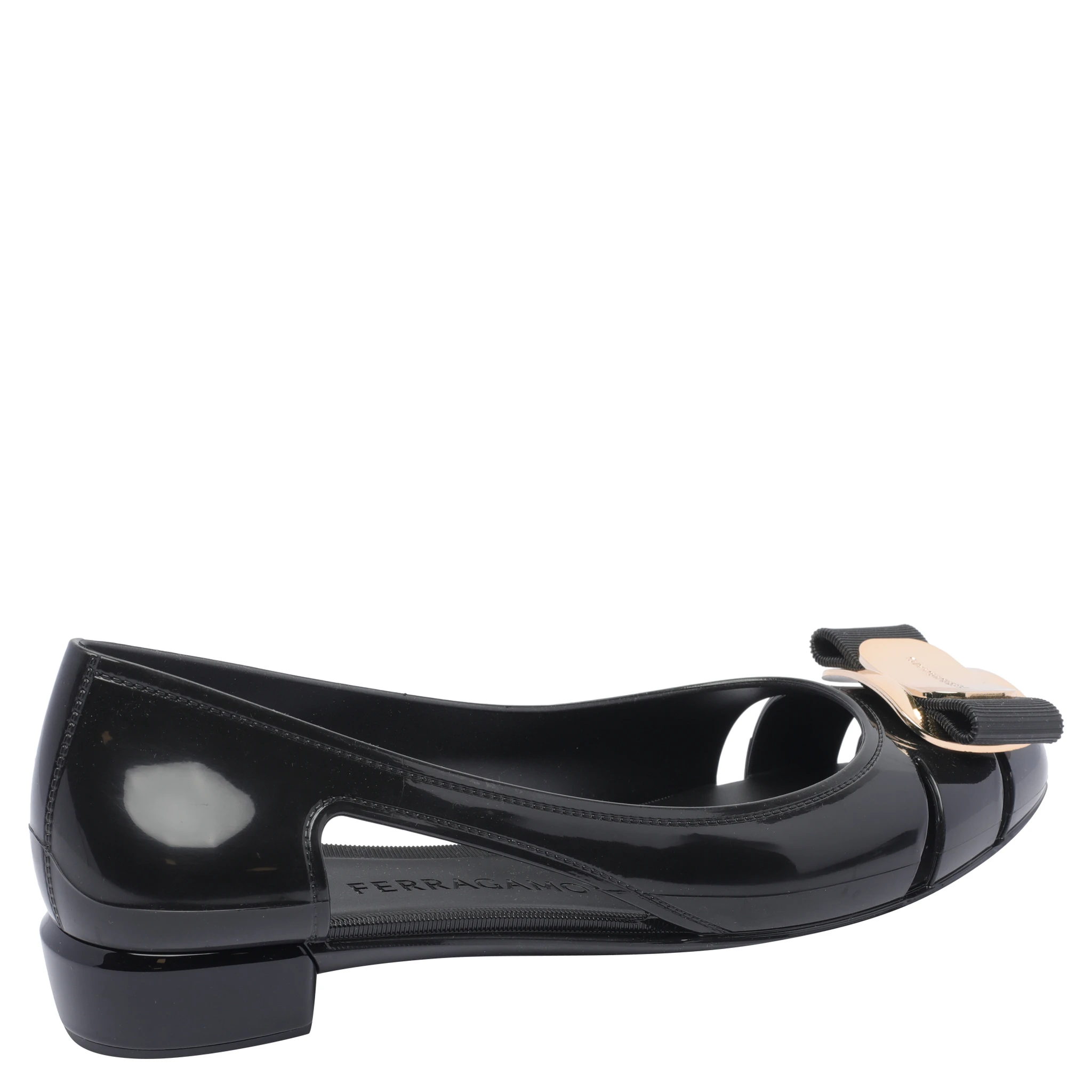 Ferragamo With Heel Black