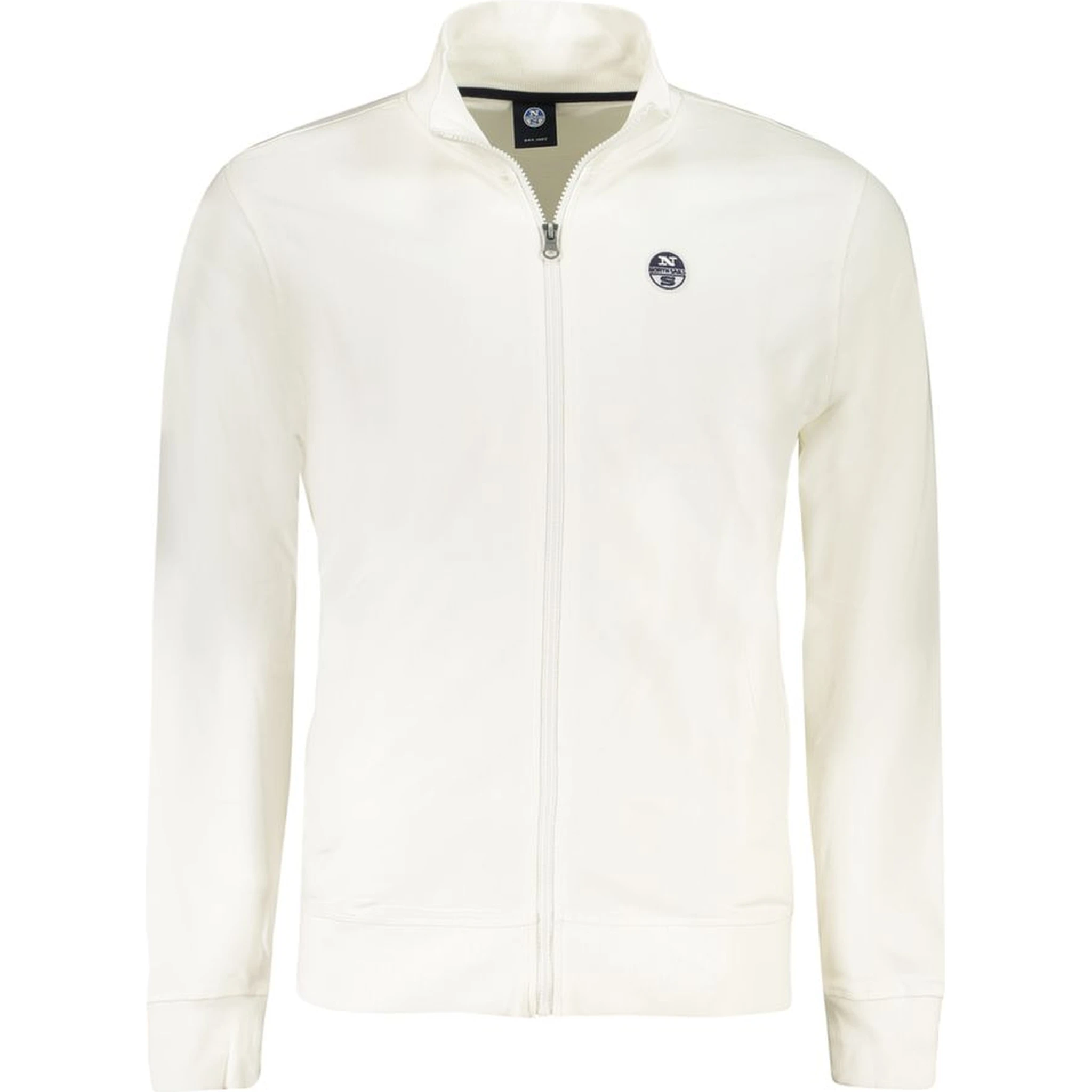 White Cotton Men's Sweatshirt