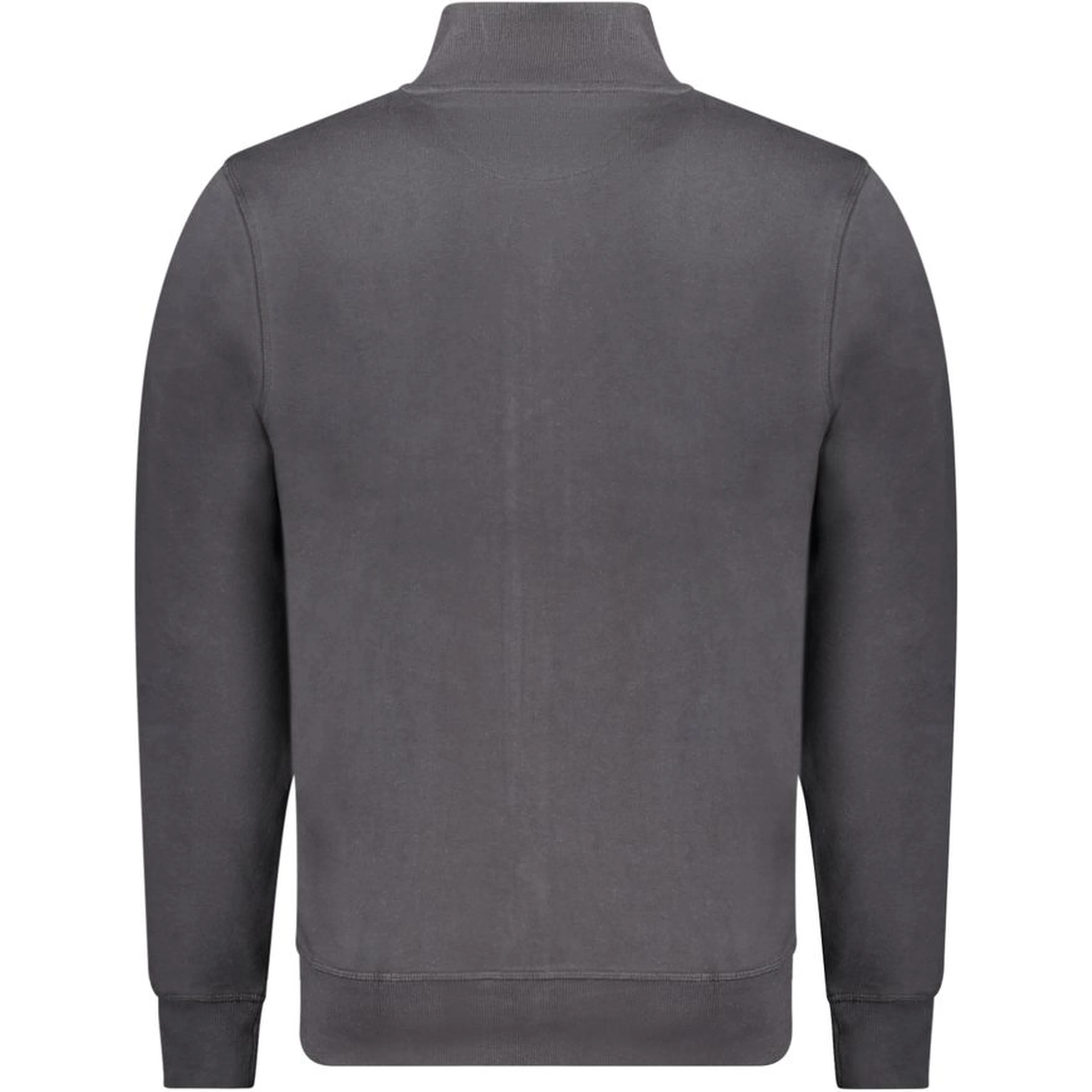Black Cotton Men Sweatshirt
