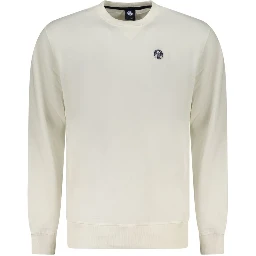 White Cotton Men's Sweatshirt