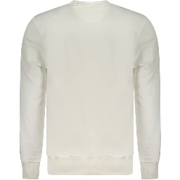 White Cotton Men's Sweatshirt