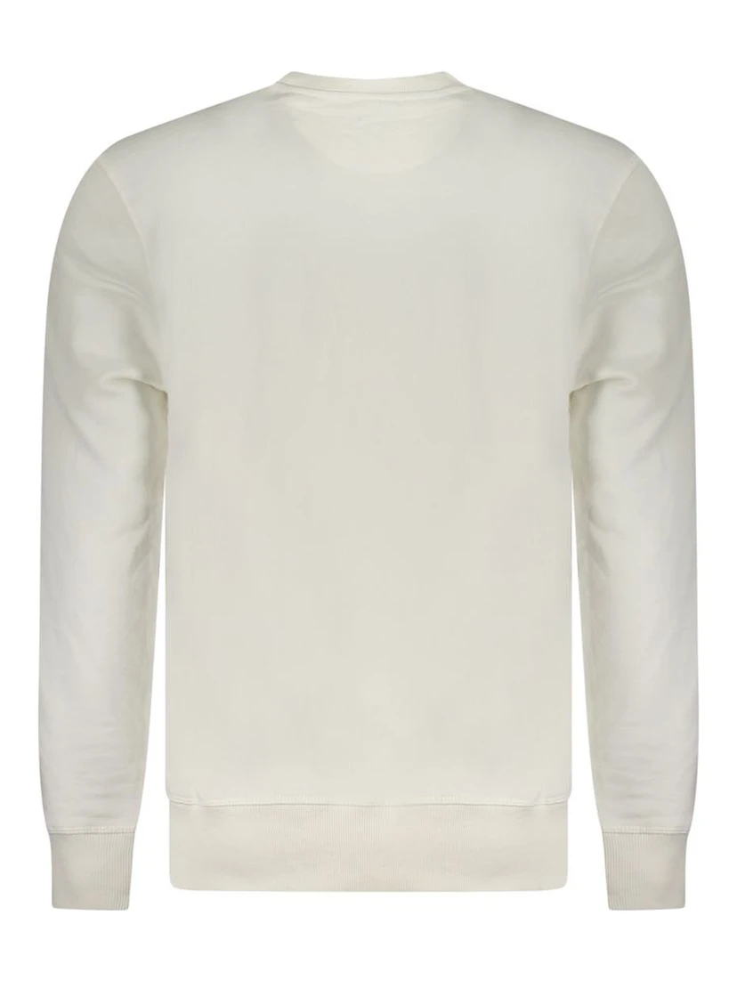 White Cotton Men's Sweatshirt