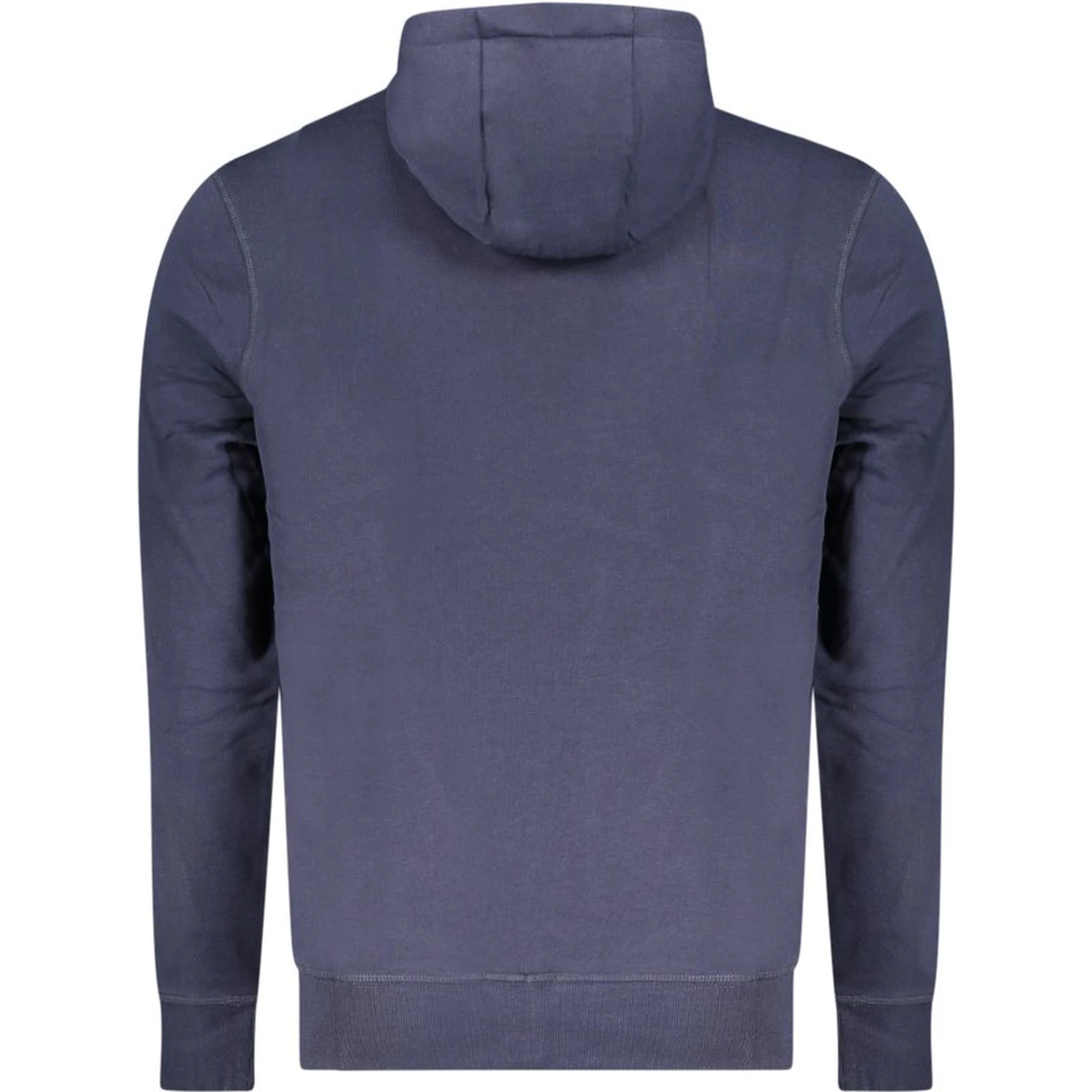 Blue Cotton Men's Hoodie