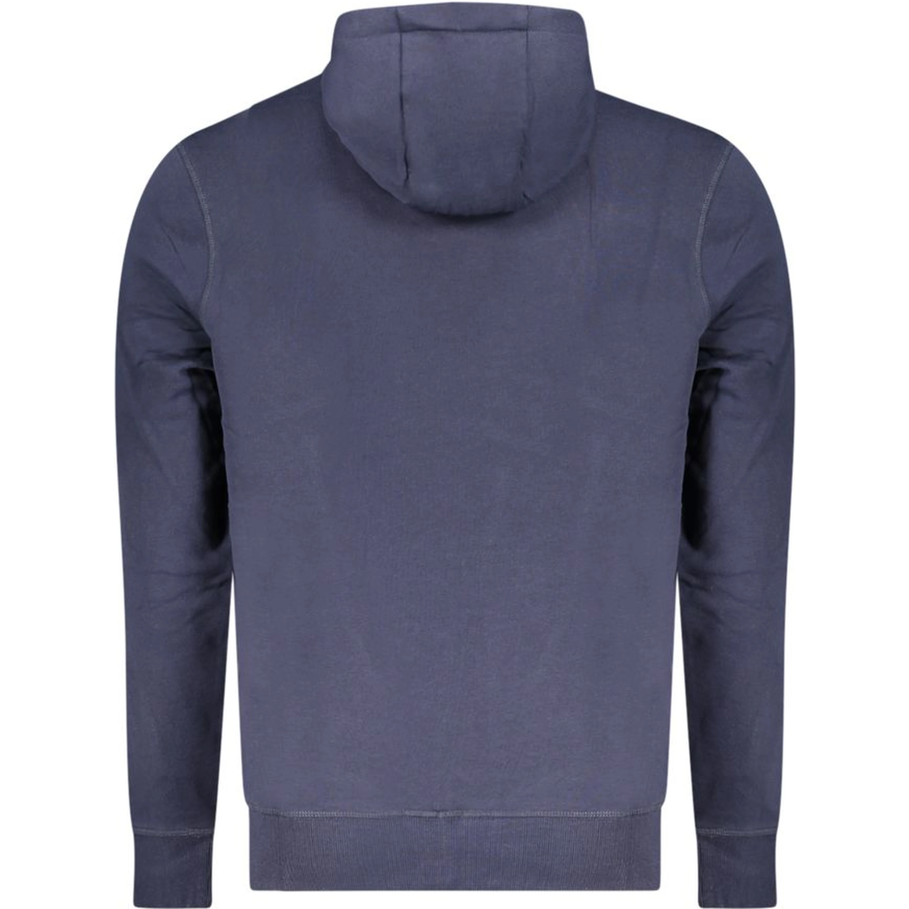 Blue Cotton Men's Hoodie