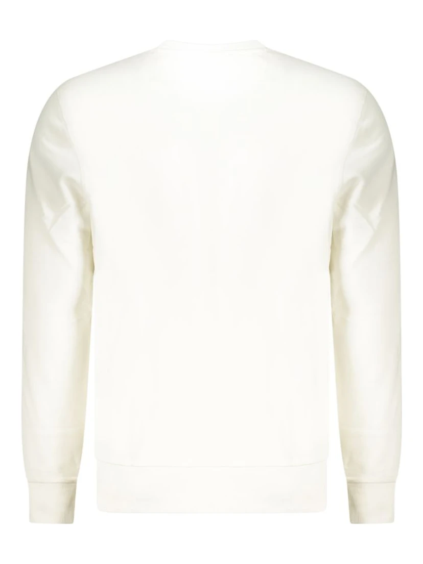 White Cotton Mens Sweatshirt