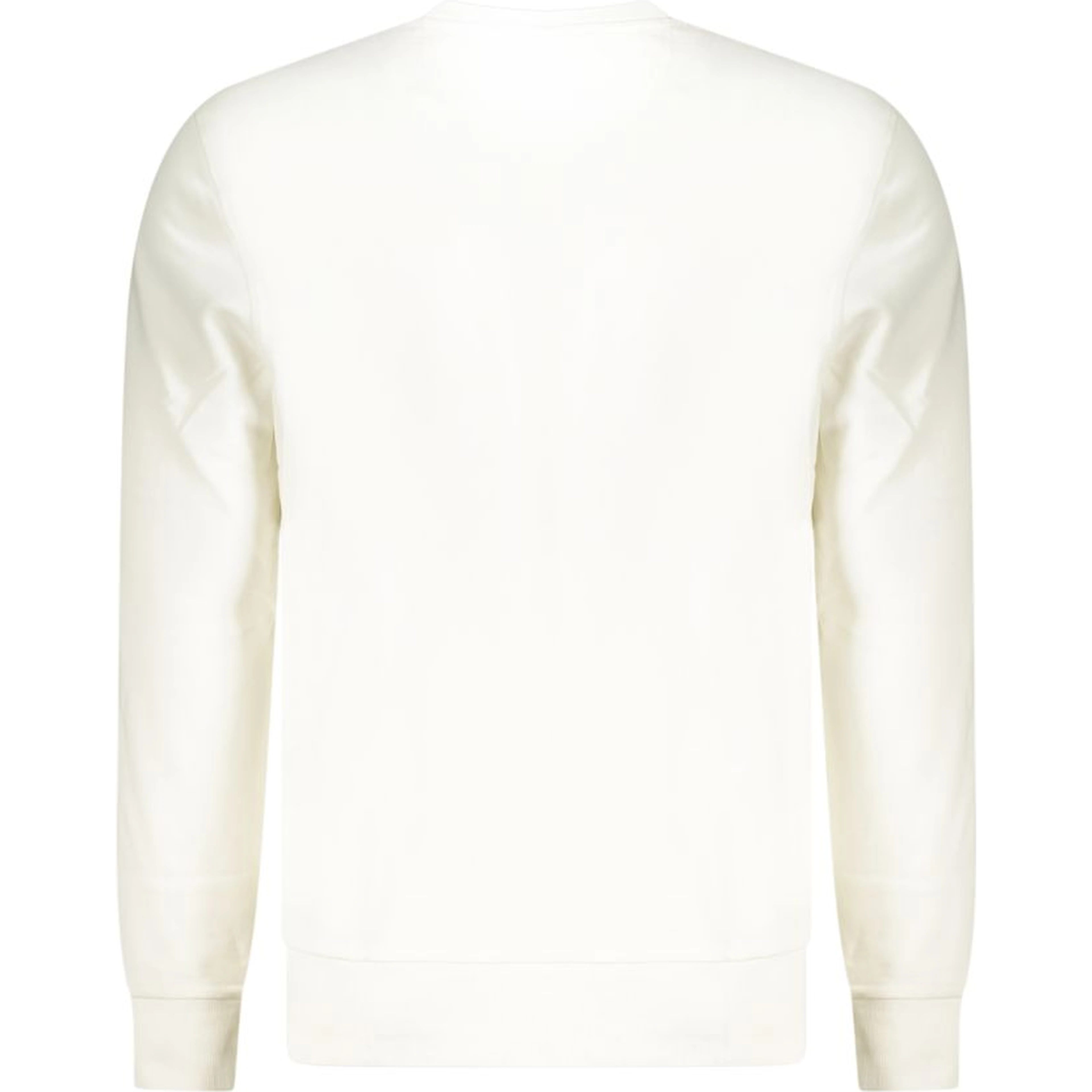 White Cotton Mens Sweatshirt