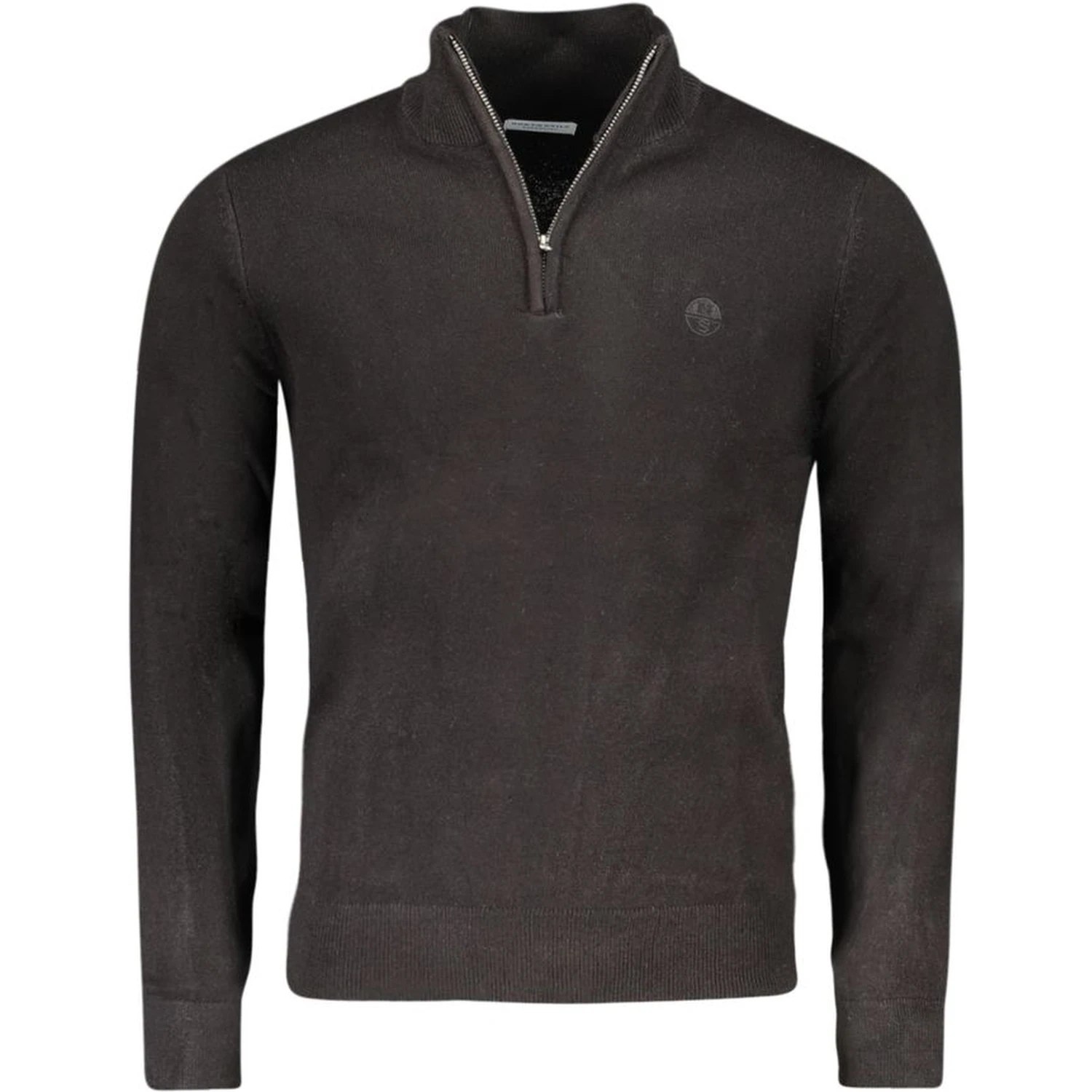 Black Acrylic Men Sweater