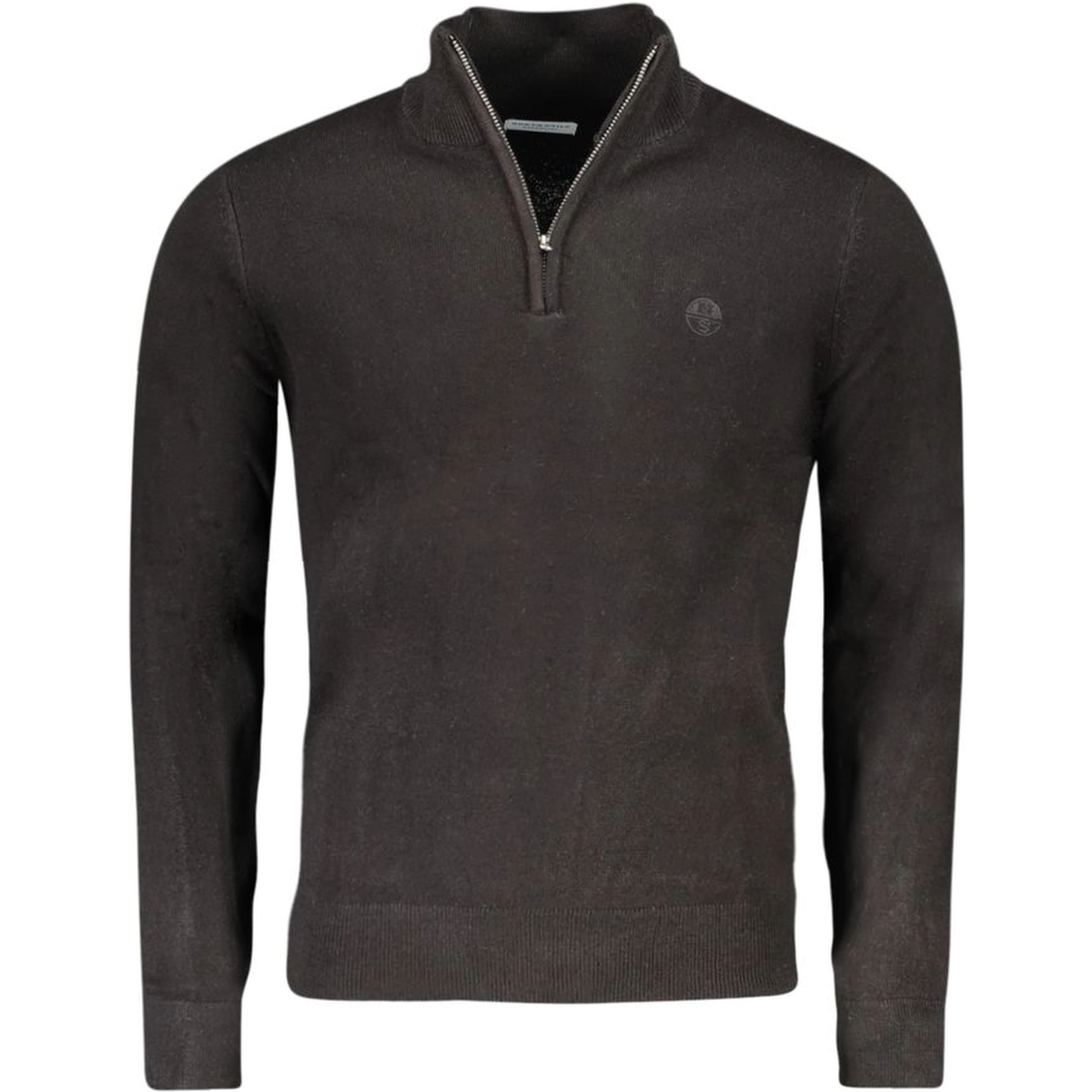 Black Acrylic Men Sweater