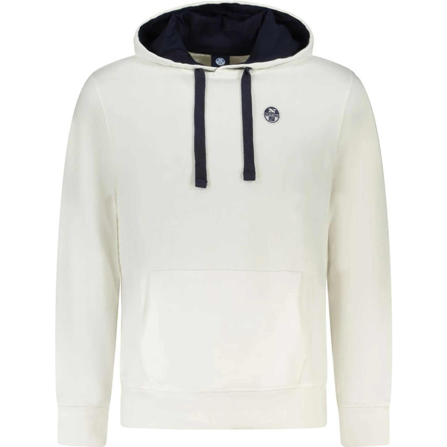 Bianco Cotton Mens Hoodie