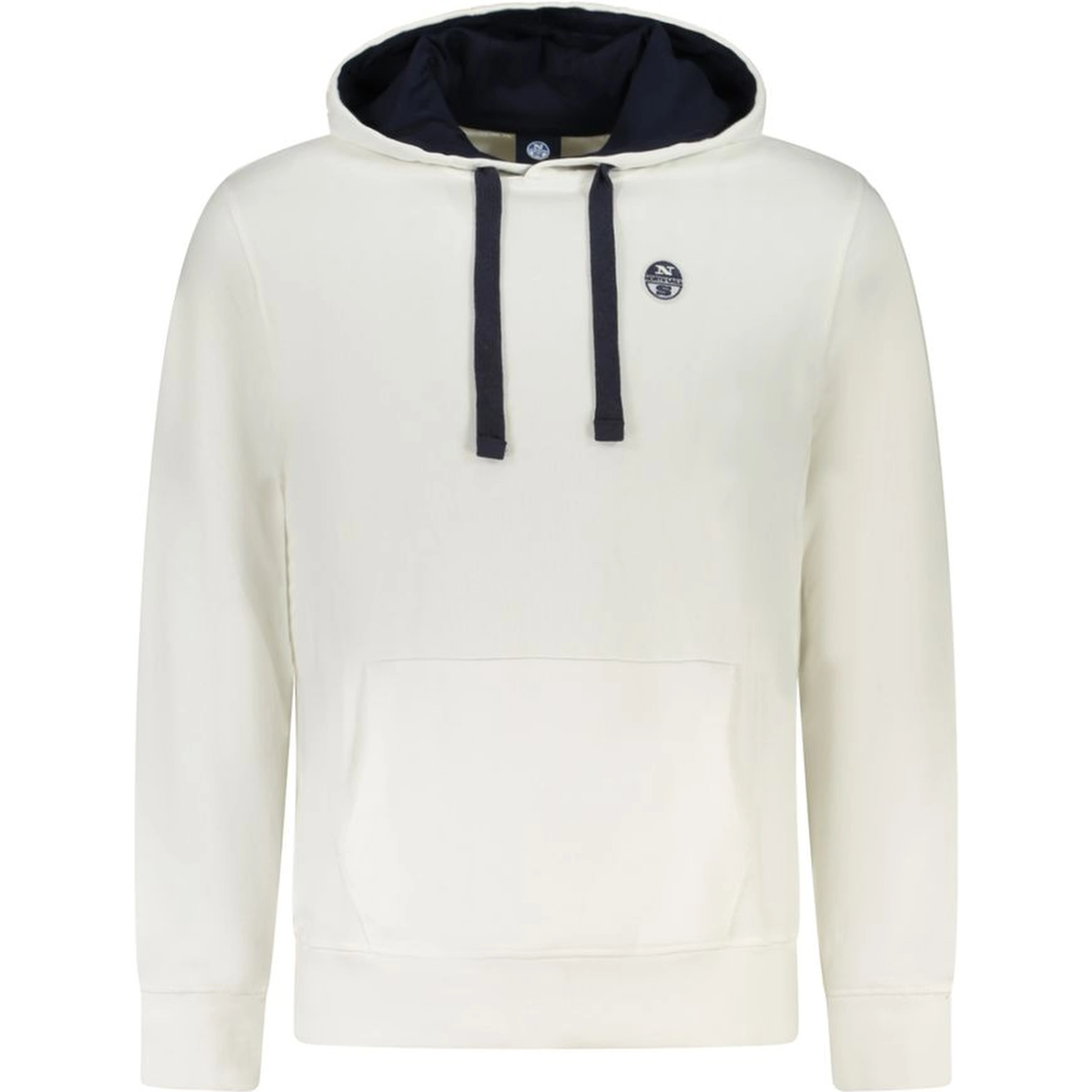Bianco Cotton Mens Hoodie