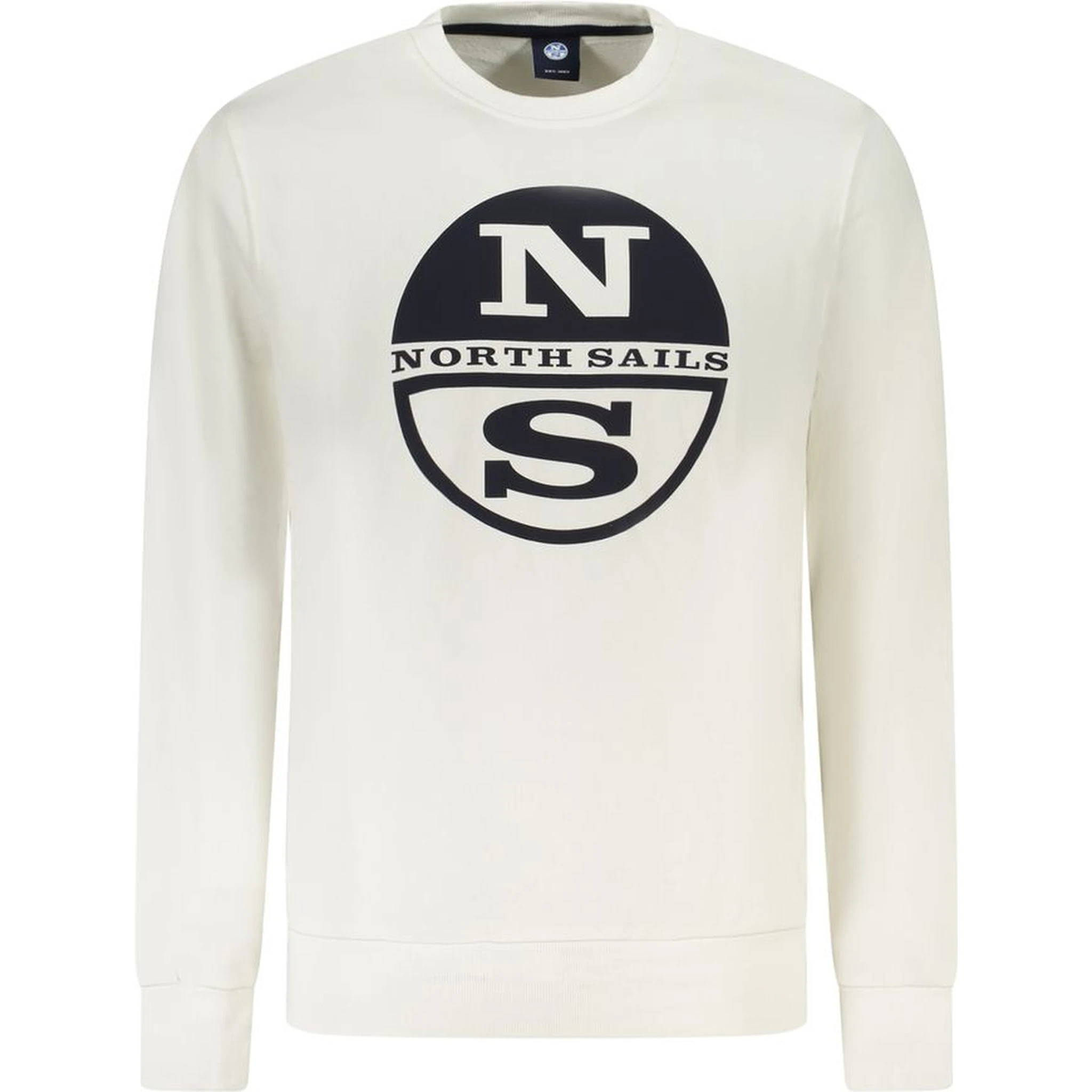 White Cotton Men's Sweatshirt
