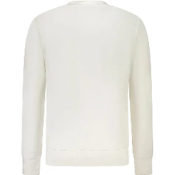 White Cotton Men's Sweatshirt