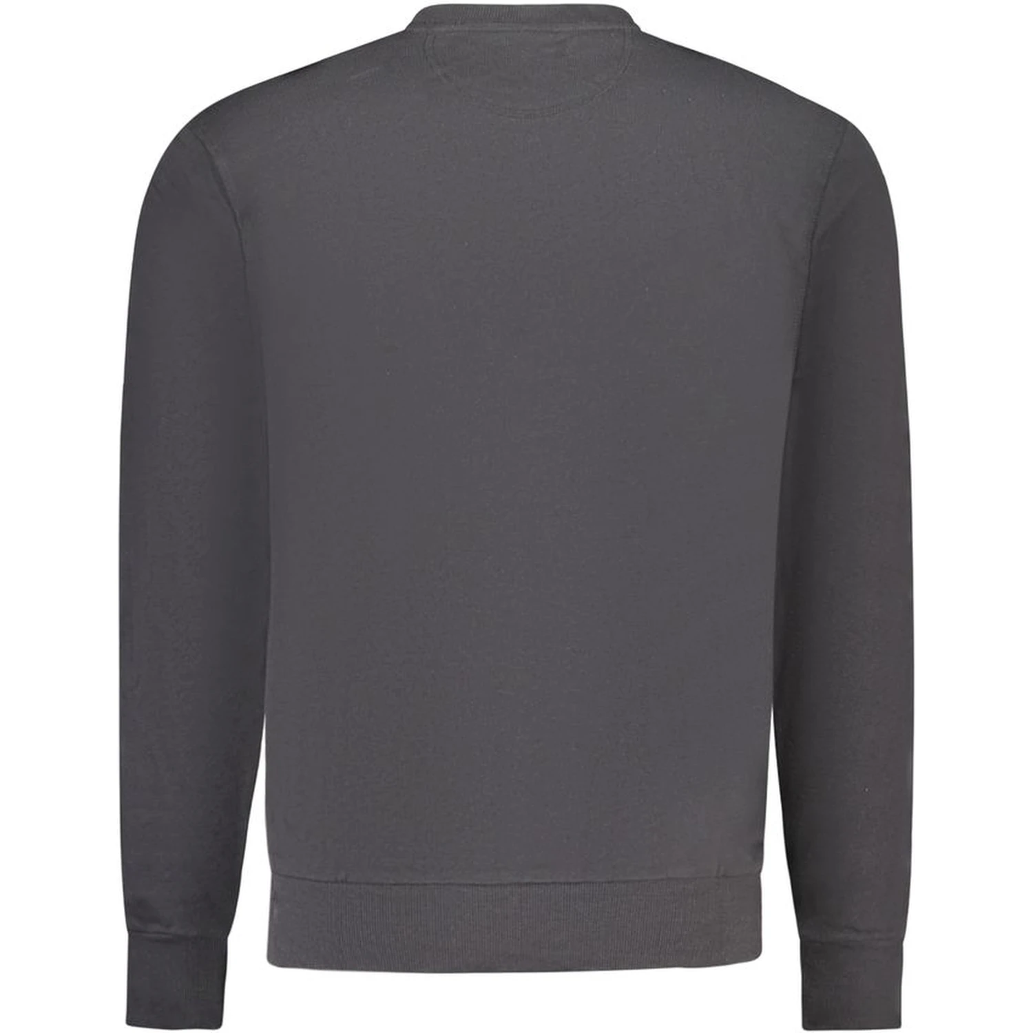Black Cotton Men Sweatshirt