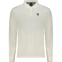 White Cotton Men's Polo Shirt