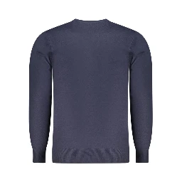 Blu Acrylic Men Sweater