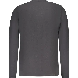 Black Cotton Men T-Shirt