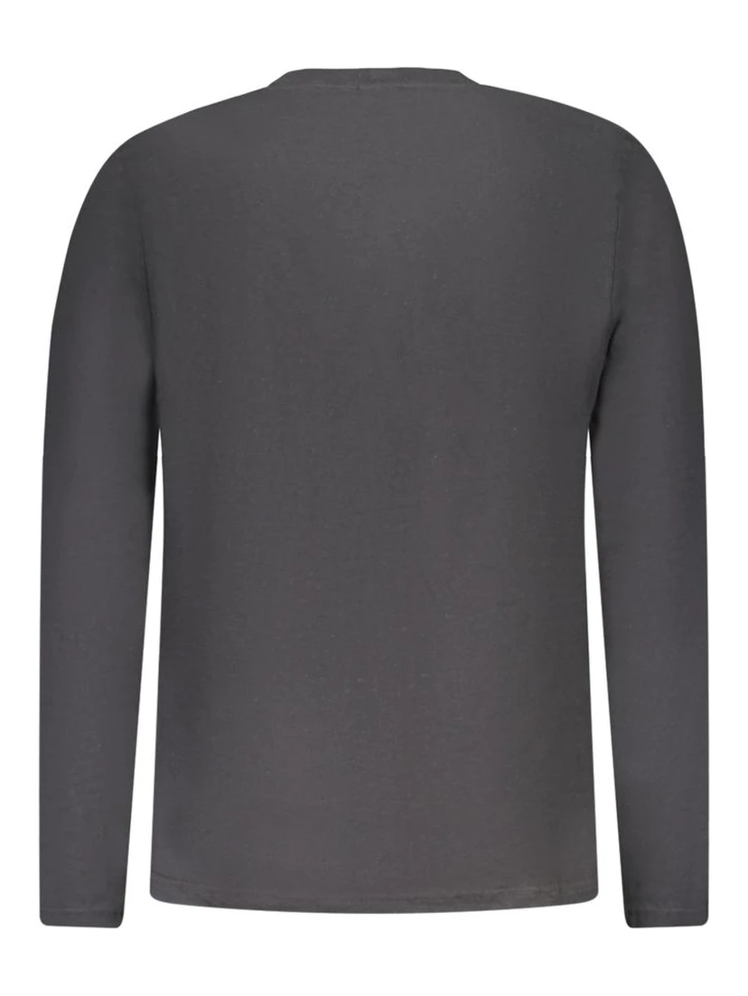 Black Cotton Men T-Shirt