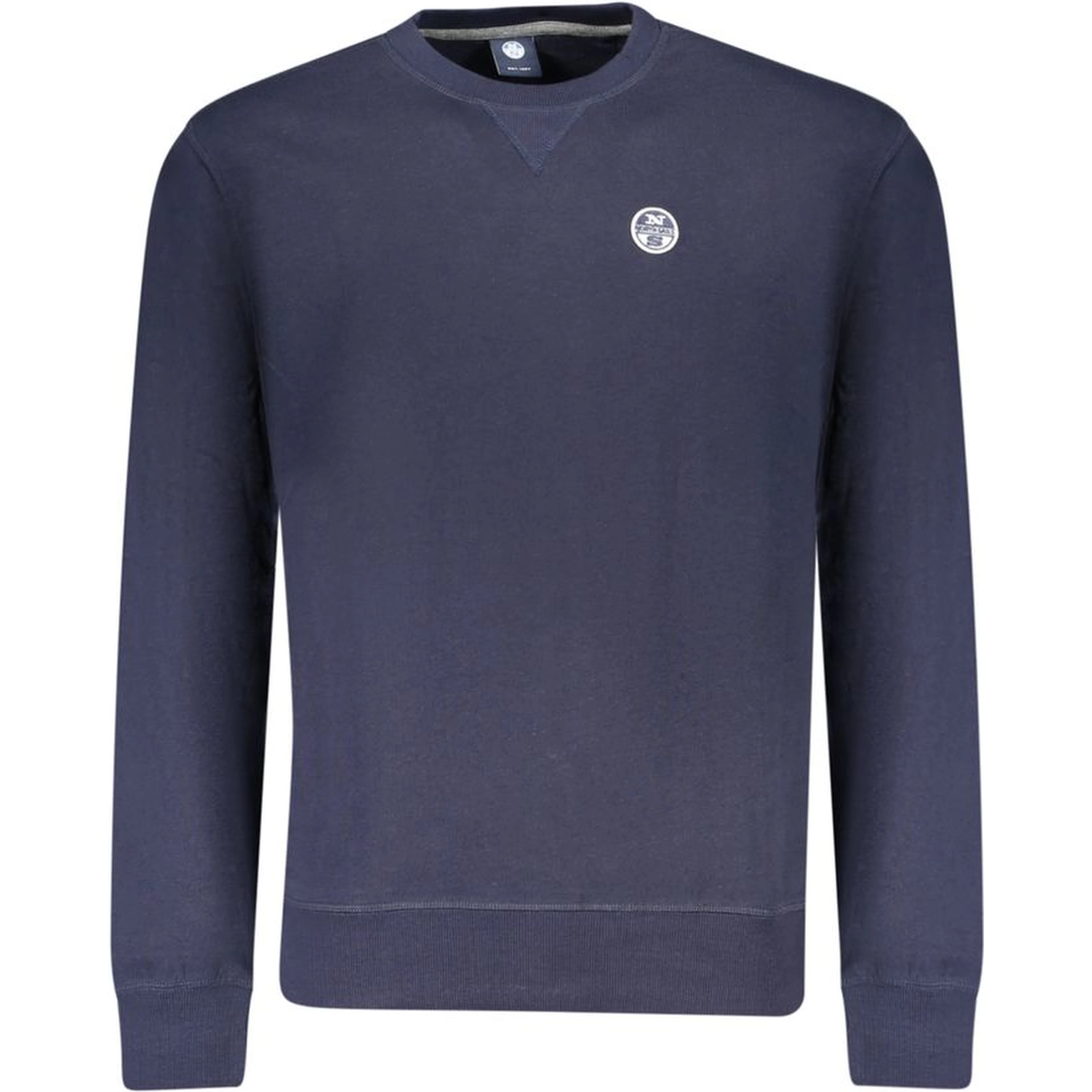 Blue Cotton Men Sweatshirt
