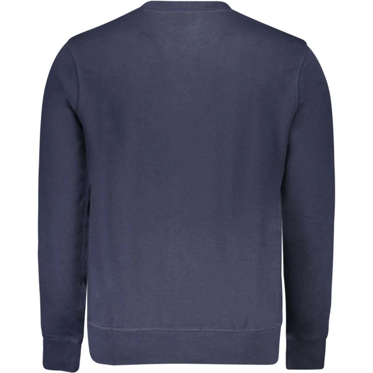 Blue Cotton Men Sweatshirt