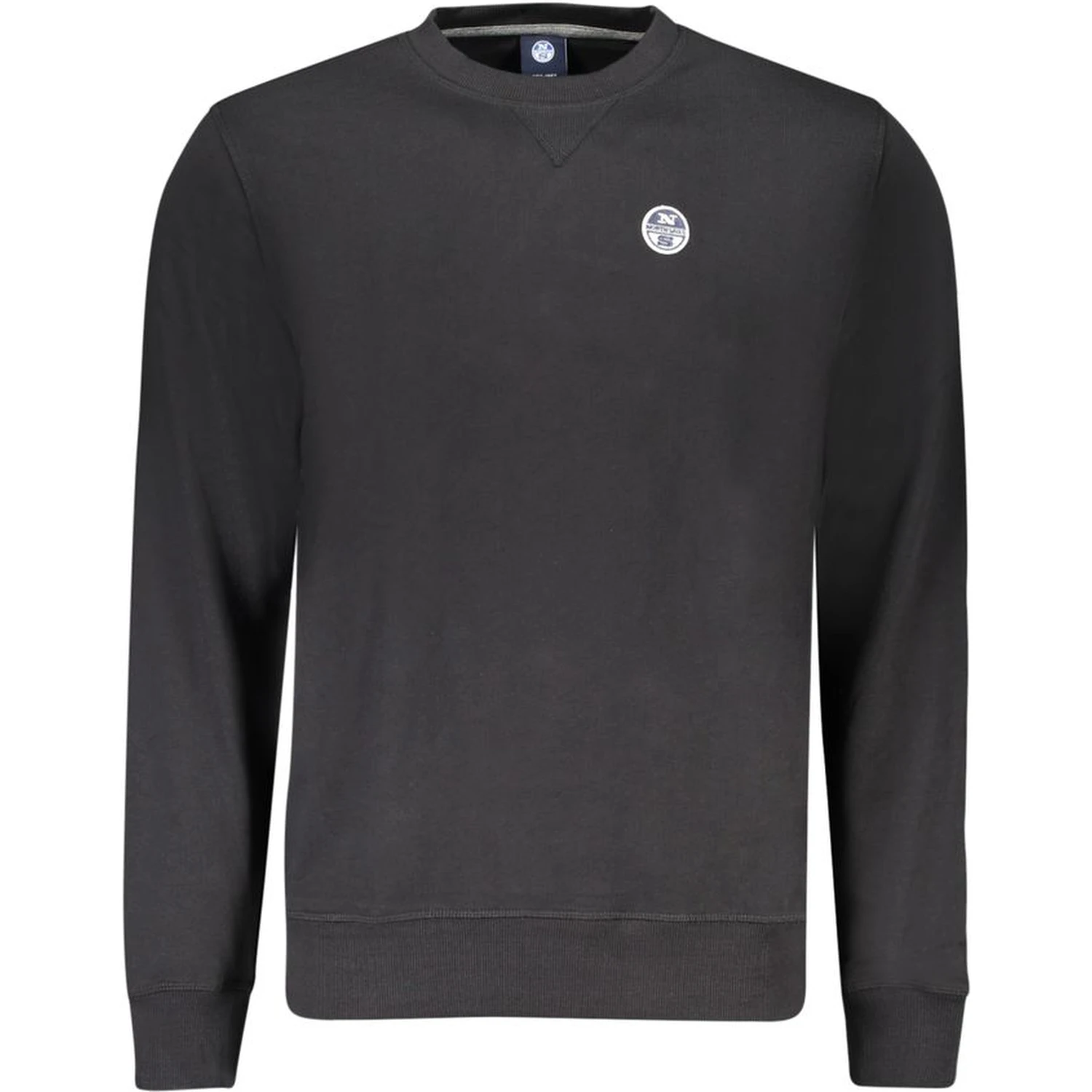 Black Cotton Men's Sweatshirt