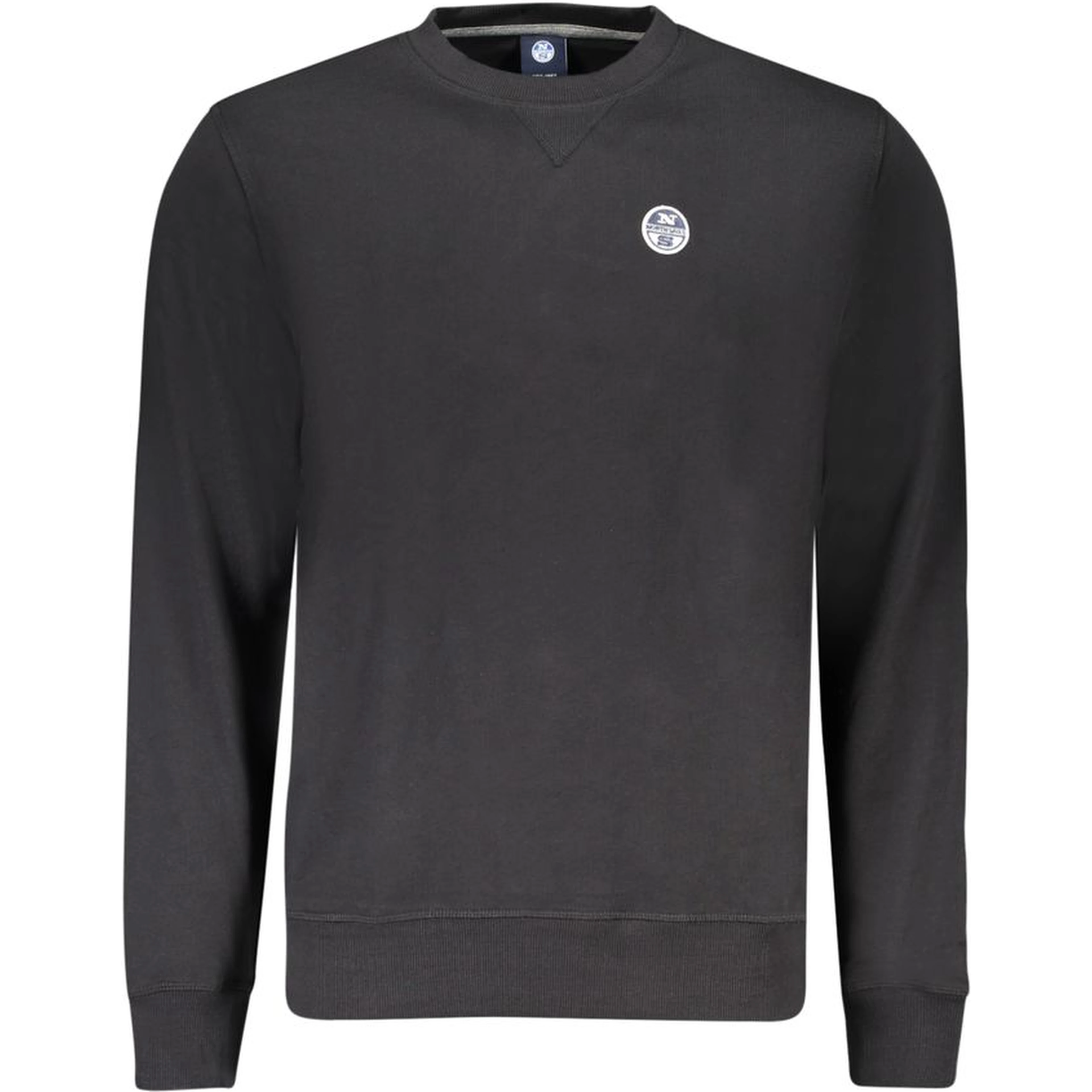 Black Cotton Men's Sweatshirt