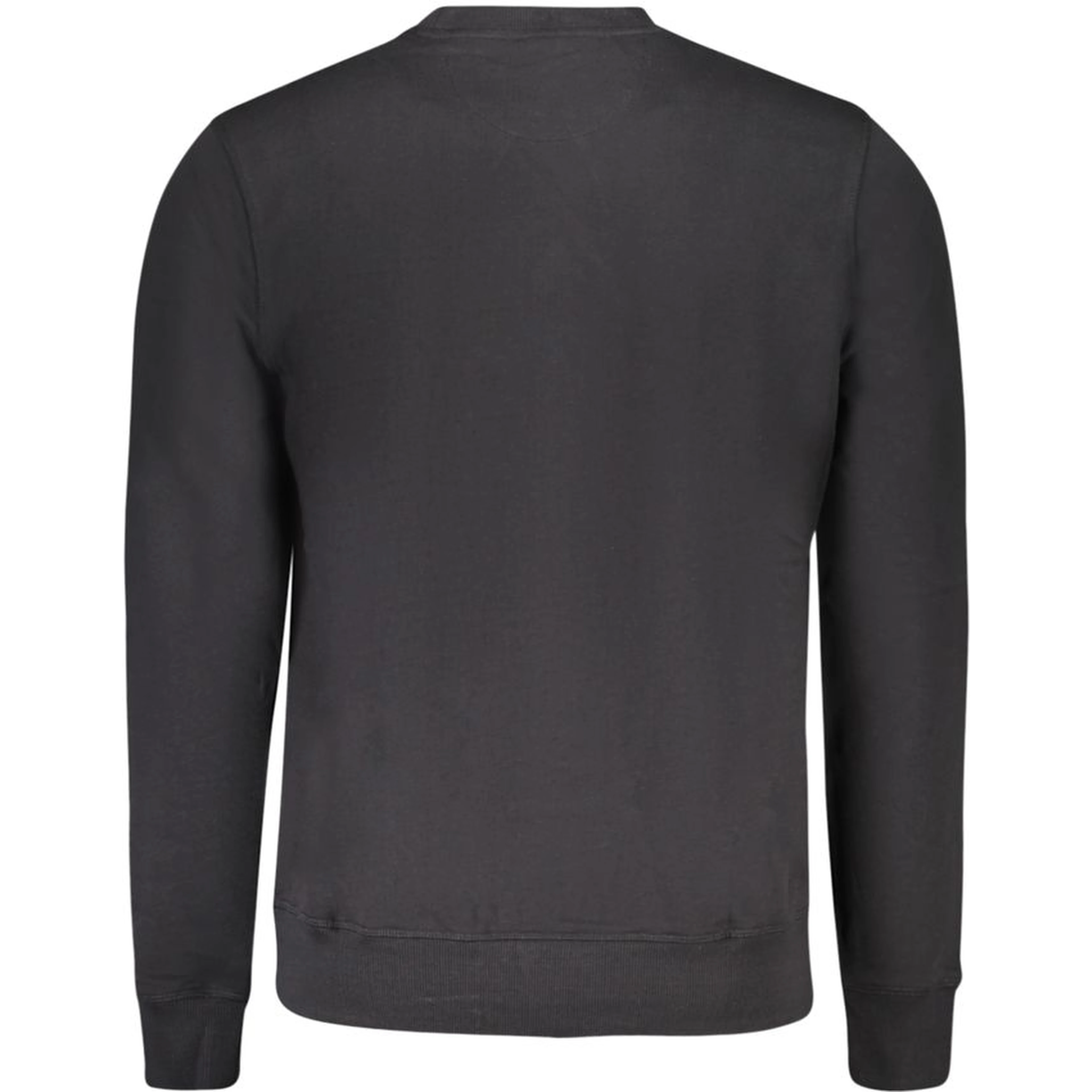 Black Cotton Men's Sweatshirt