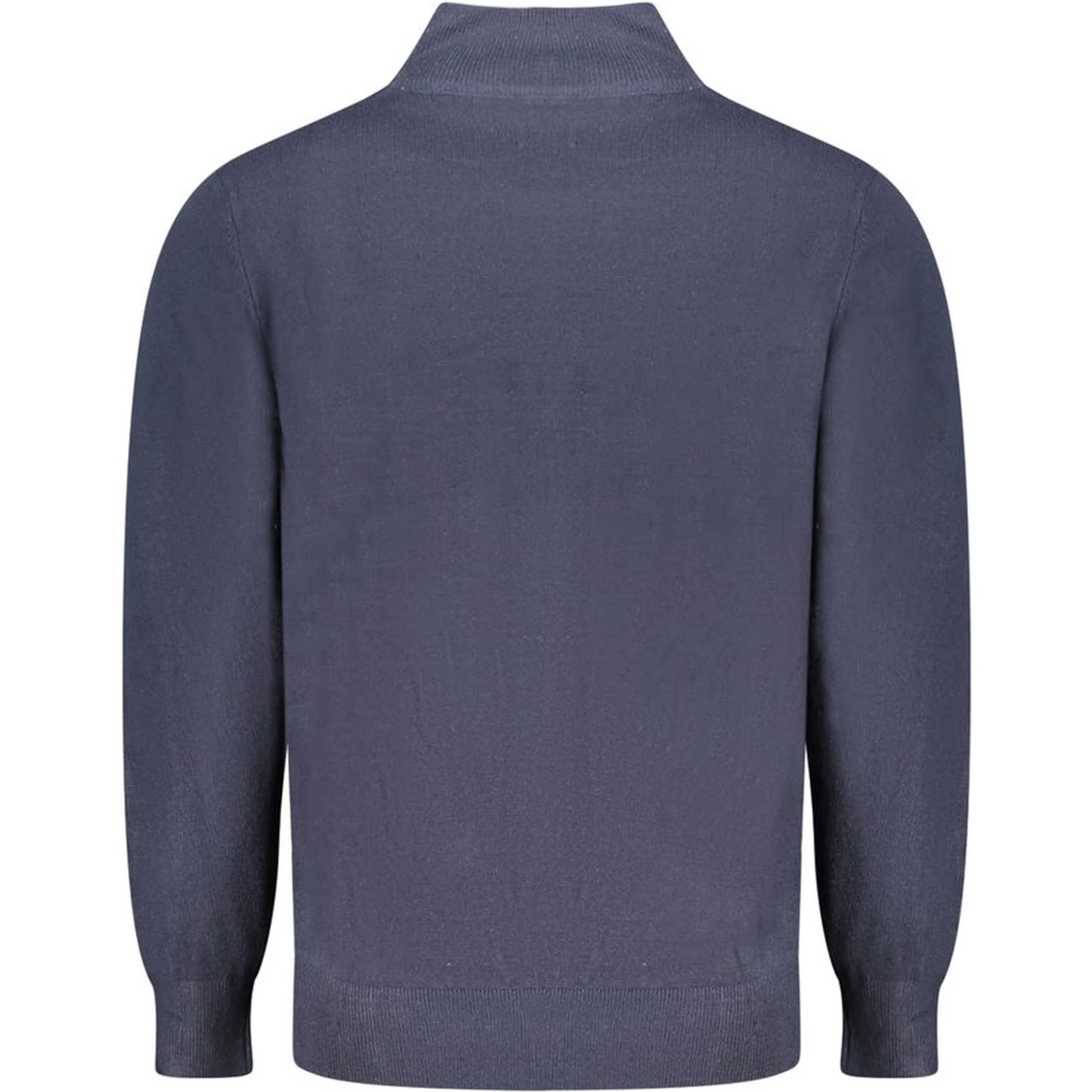 Blue Acrylic Men's Cardigan